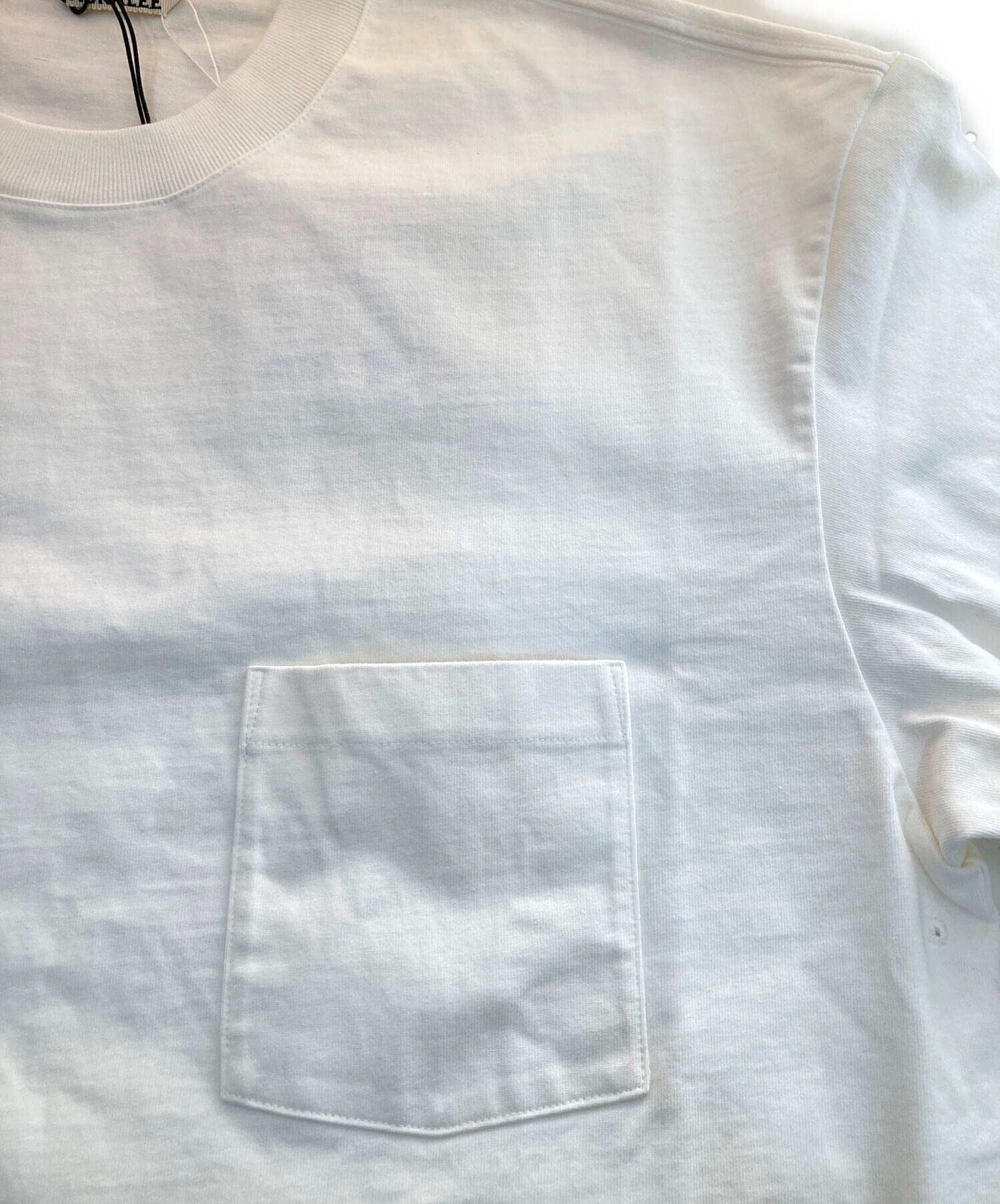 中古・古着通販】AURALEE (オーラリー) STAND-UP TEE ホワイト サイズ 