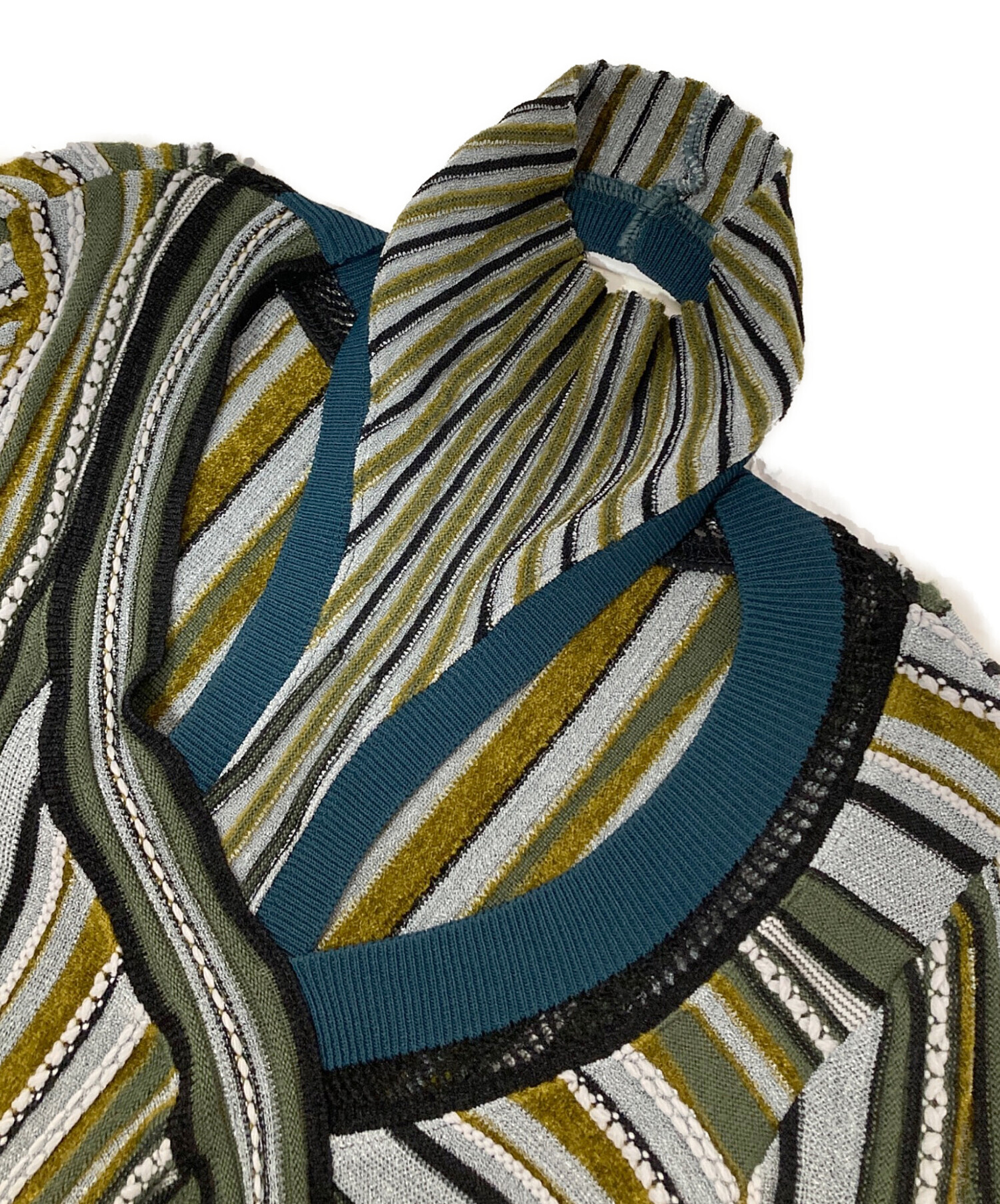 中古・古着通販】Mame Kurogouchi (マメクロゴウチ) Stripe Jacquard