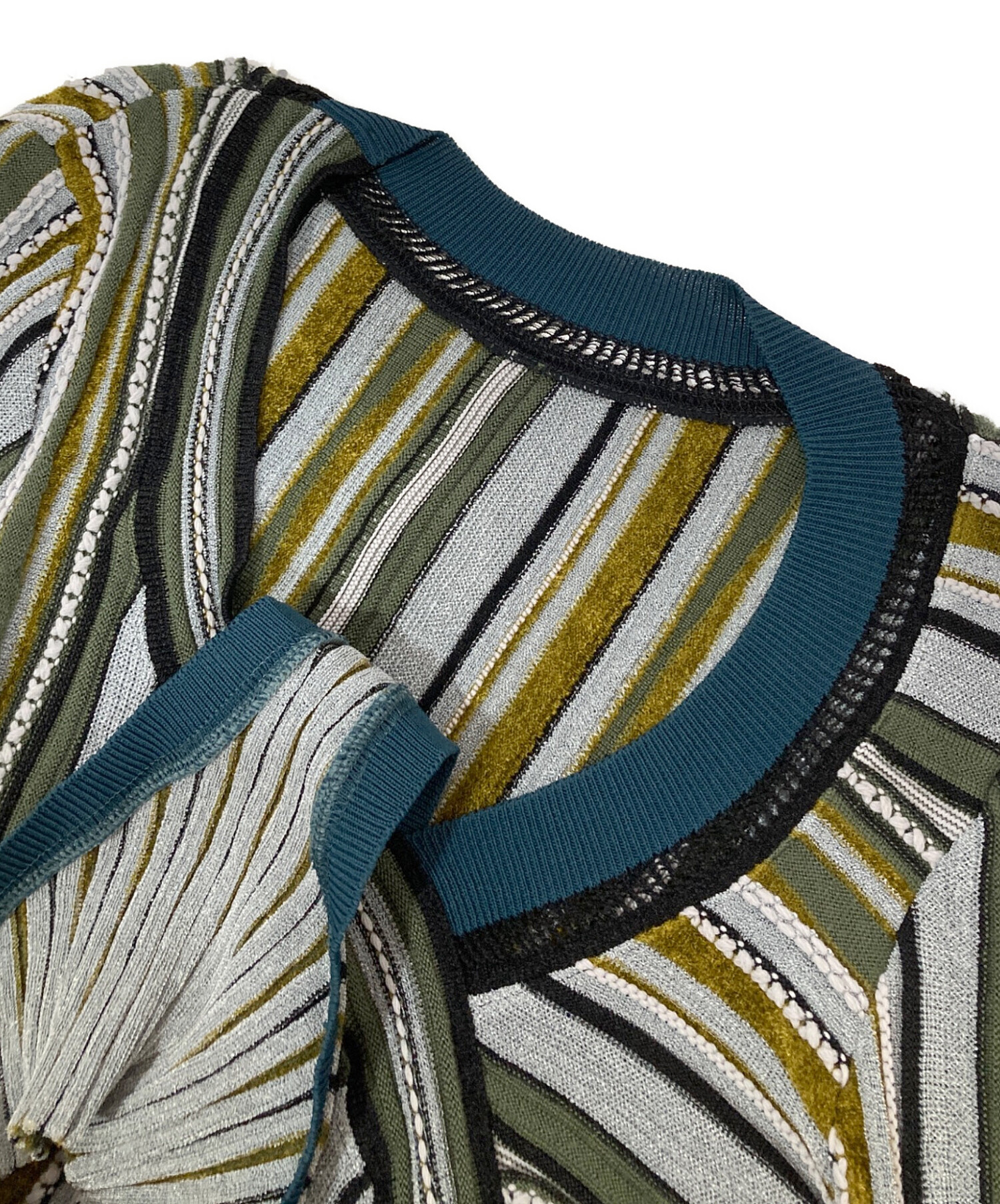 中古・古着通販】Mame Kurogouchi (マメクロゴウチ) Stripe Jacquard