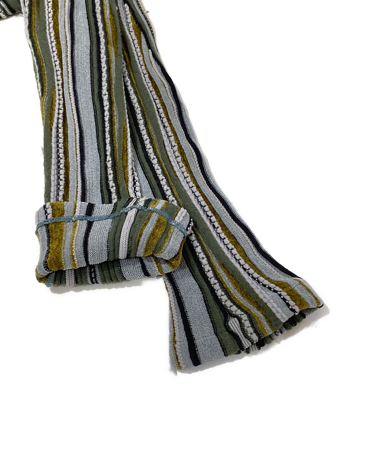 中古・古着通販】Mame Kurogouchi (マメクロゴウチ) Stripe Jacquard