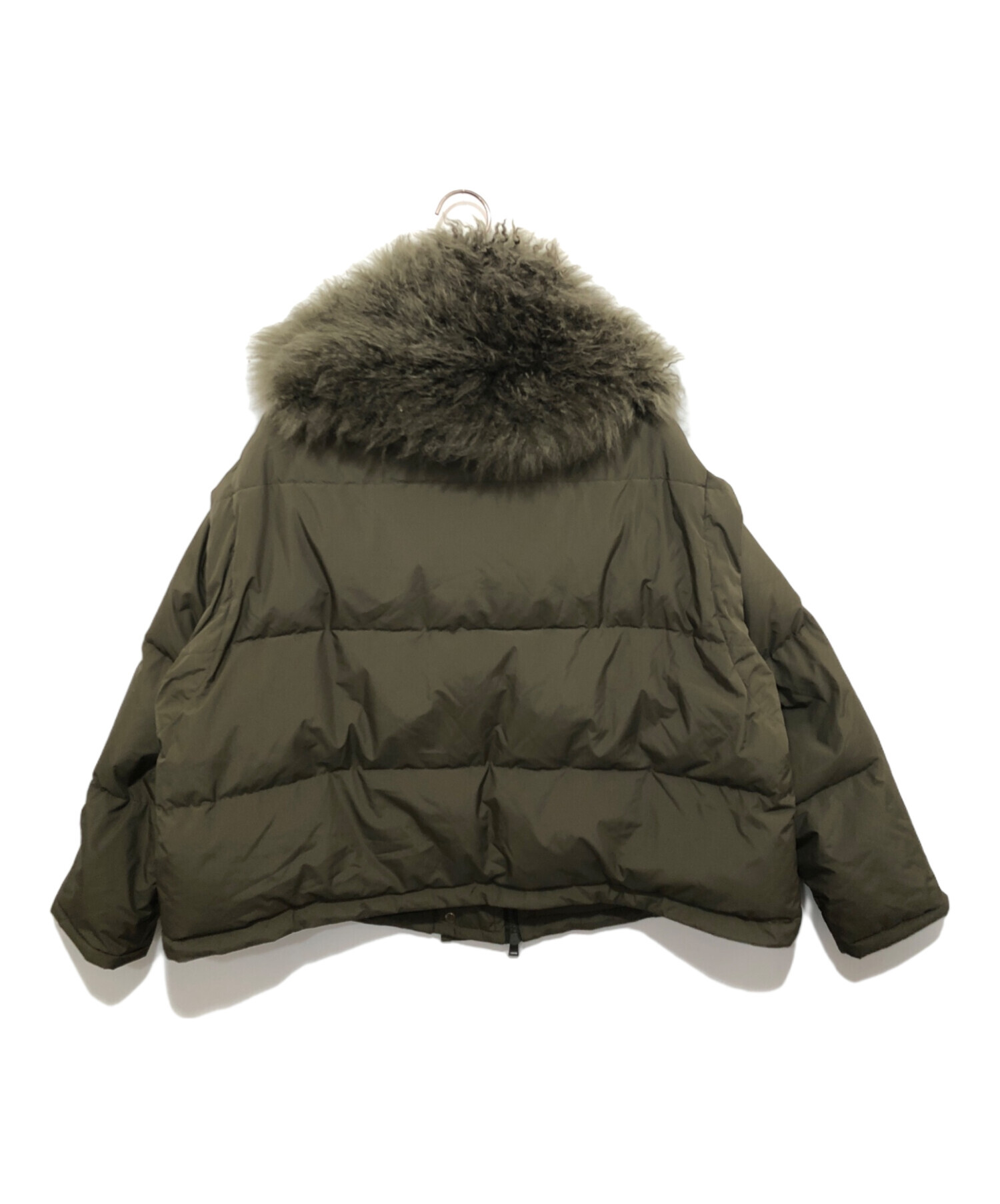 メギ　イヴサロモン yves salomon ダウン カーキ 36 中古・古着通販】YVES SALOMON (イヴサロモン) DOWN JACKET（ダウン