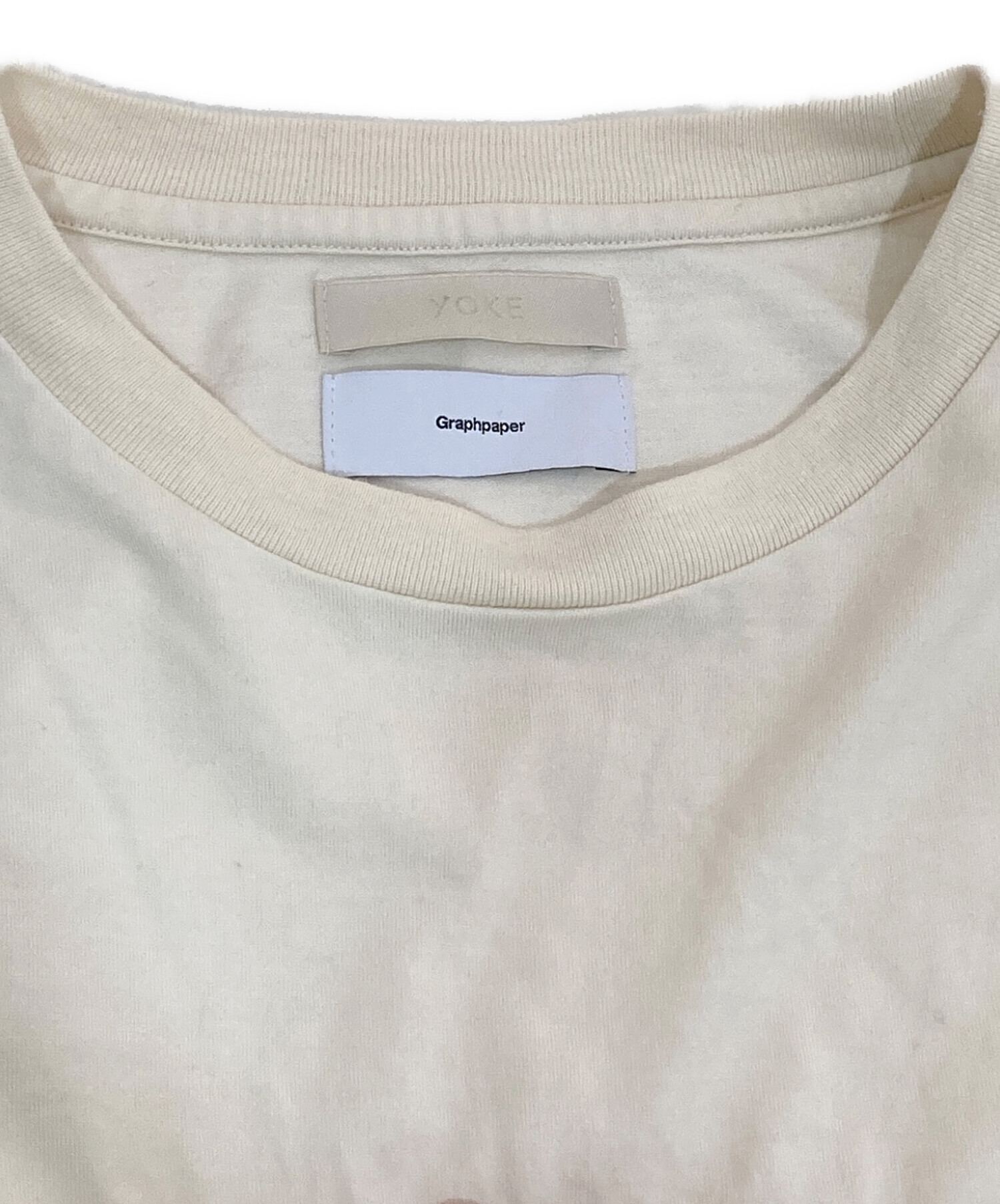 YOKE Graphpaper for EMBROIDERED T-SHIRT 公式通販 L⁄S T-SHIRTS⁄2