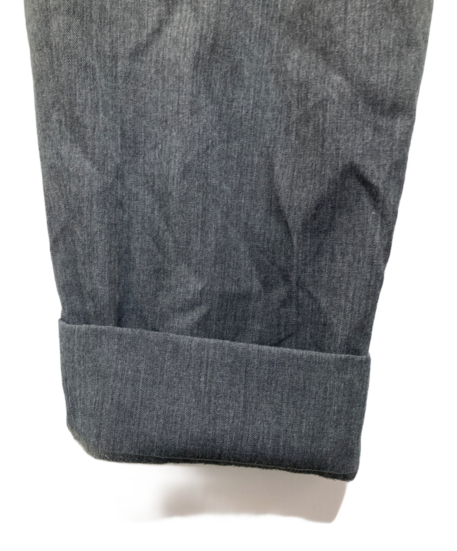 中古・古着通販】ATON (エイトン) WOOL GABARDINE | テーパードタック 