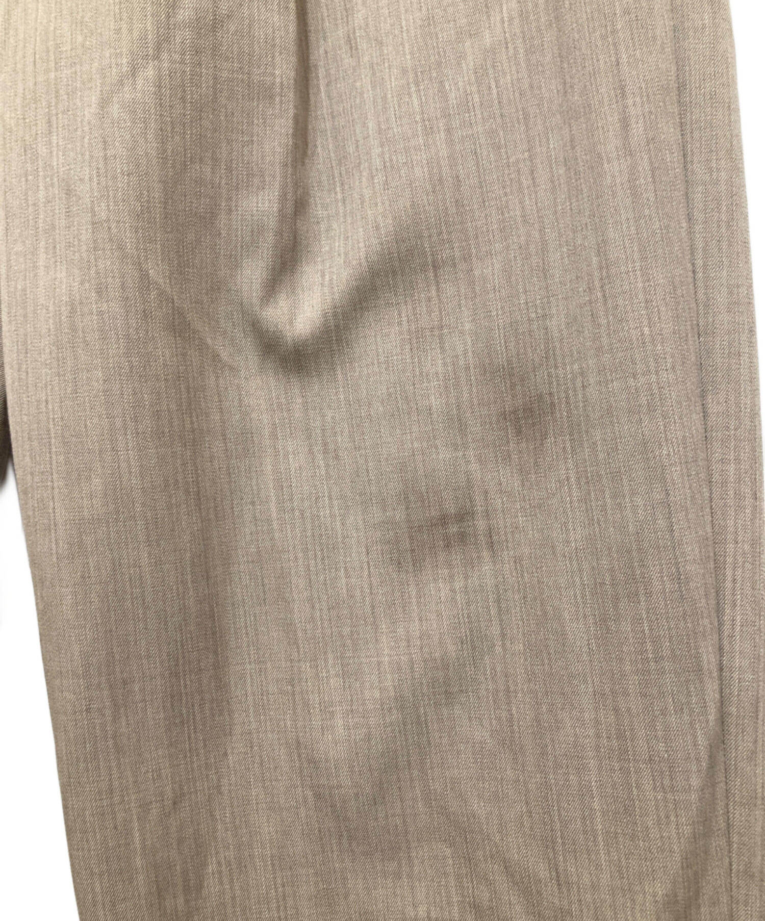 中古・古着通販】ATON (エイトン) WOOL GABARDINE | テーパードタック
