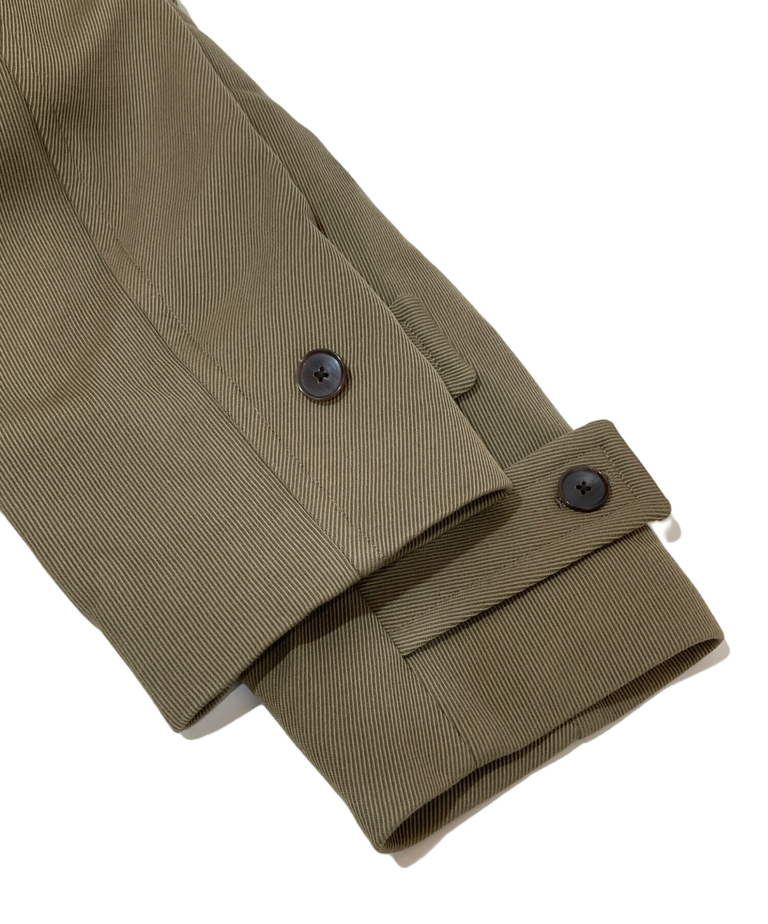 AURALEE コート　カーキ AURALEE｜COATS (DOUBLE CLOTH HARD TWIST CARSEY CHESTERFI (AURALEE