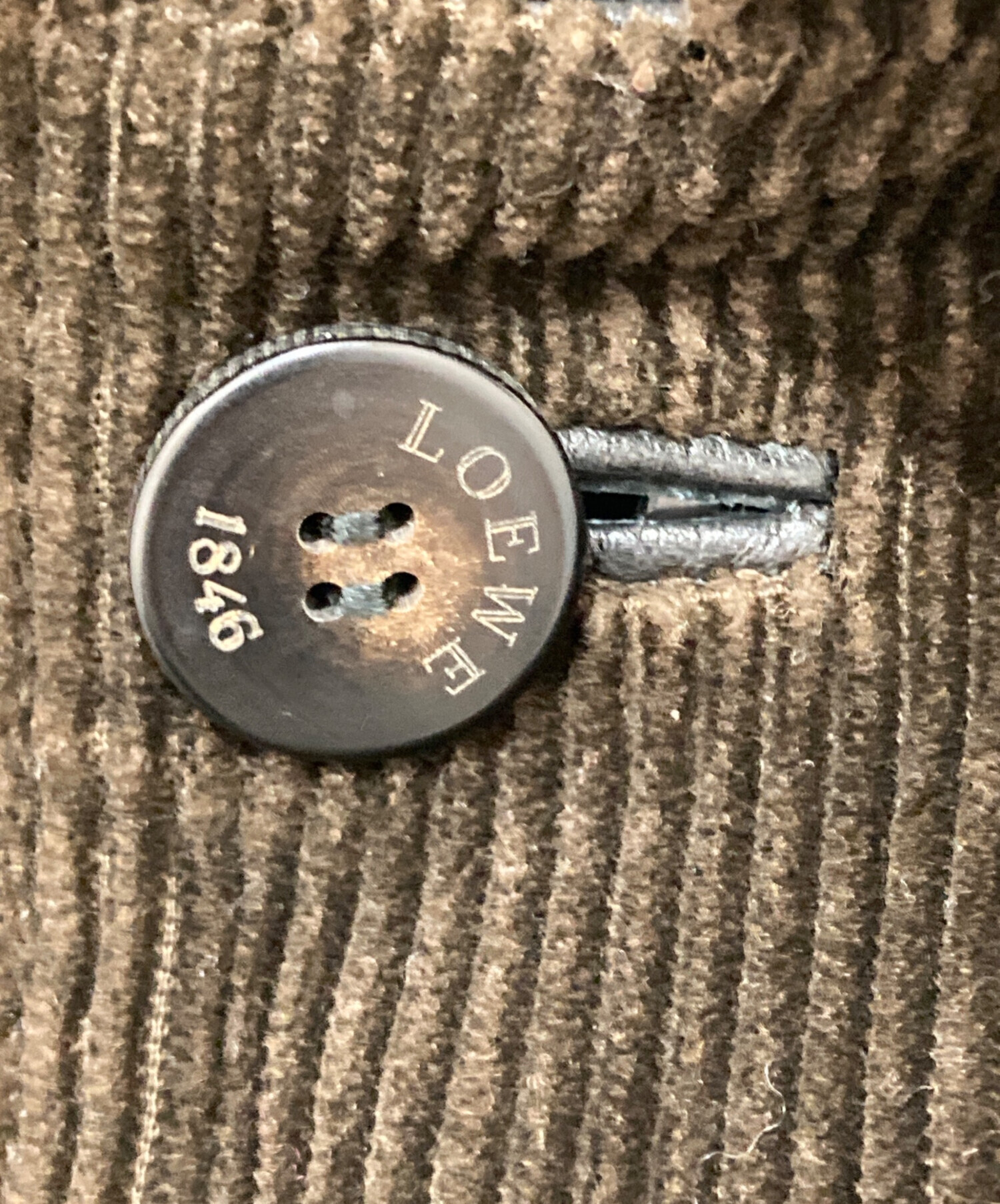 中古・古着通販】LOEWE (ロエベ) リバーシブルレザーコート ブラック 