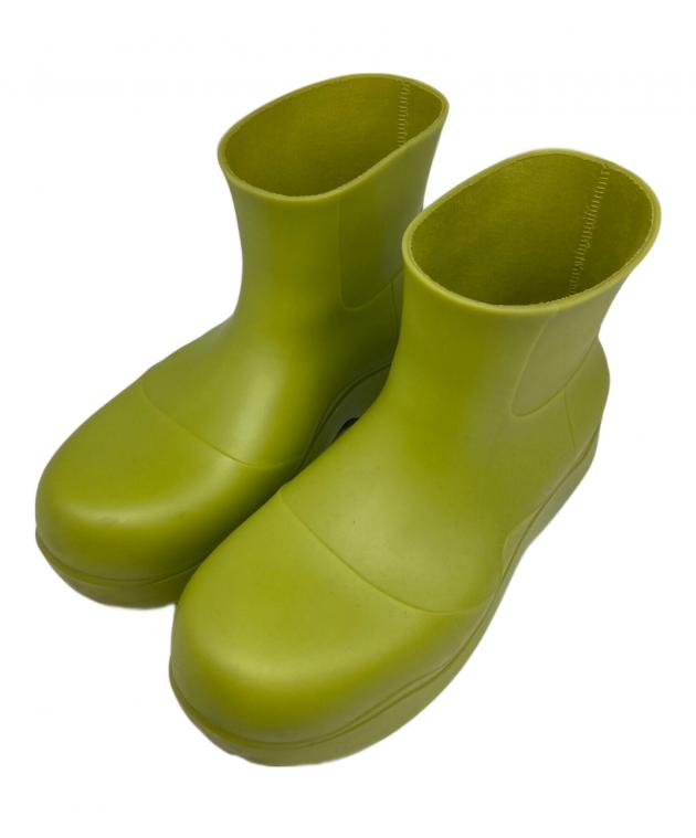 良品】BOTTEGA VENETA パドルブーツ 38 イタリア製 グリーン