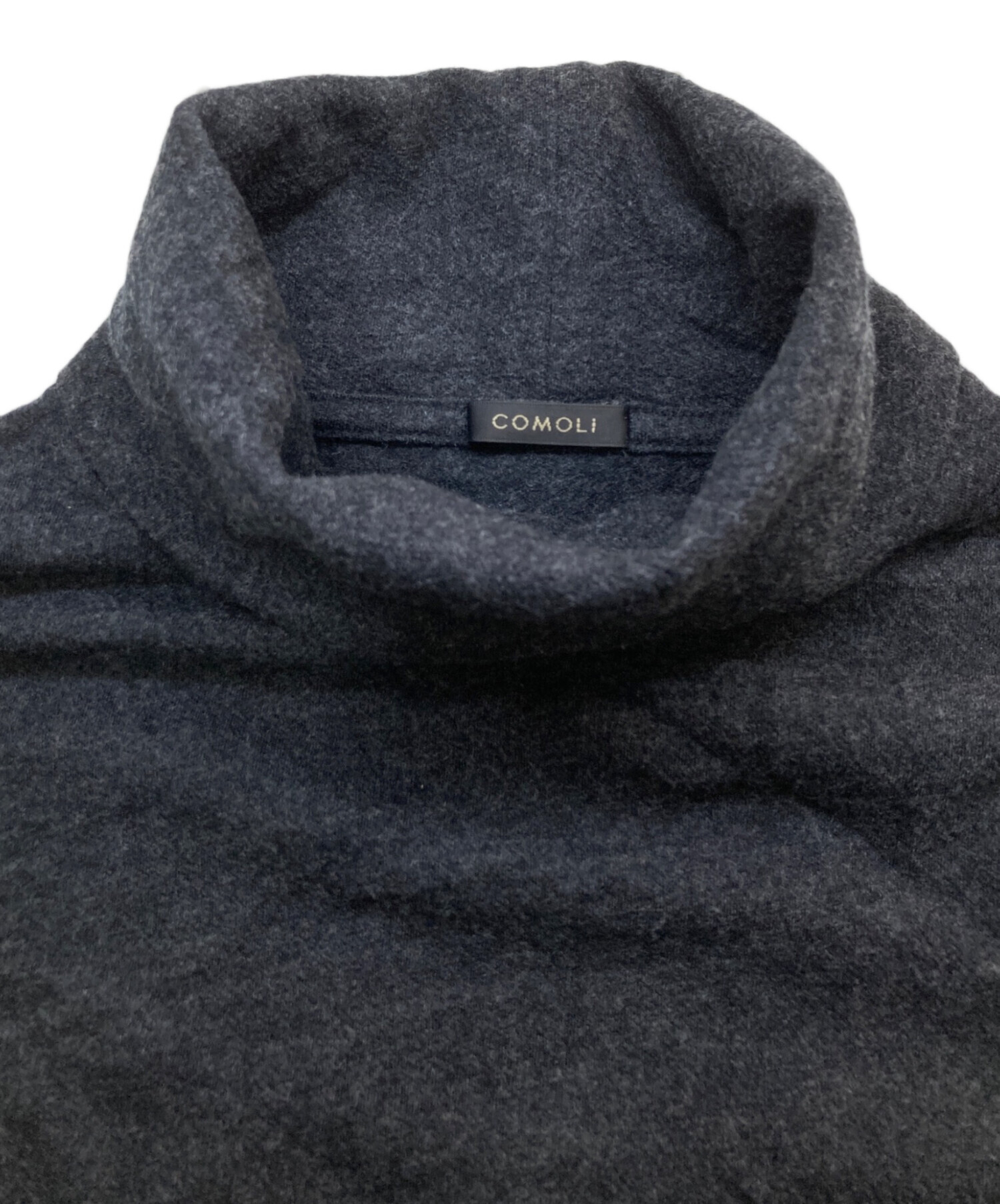 中古・古着通販】COMOLI (コモリ) ウール天竺 長袖タートルネック Y03