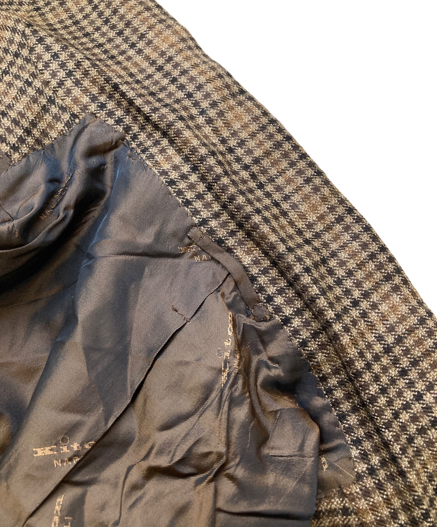 中古・古着通販】kiton (キートン) カシミヤ100％段返り3つ釦 