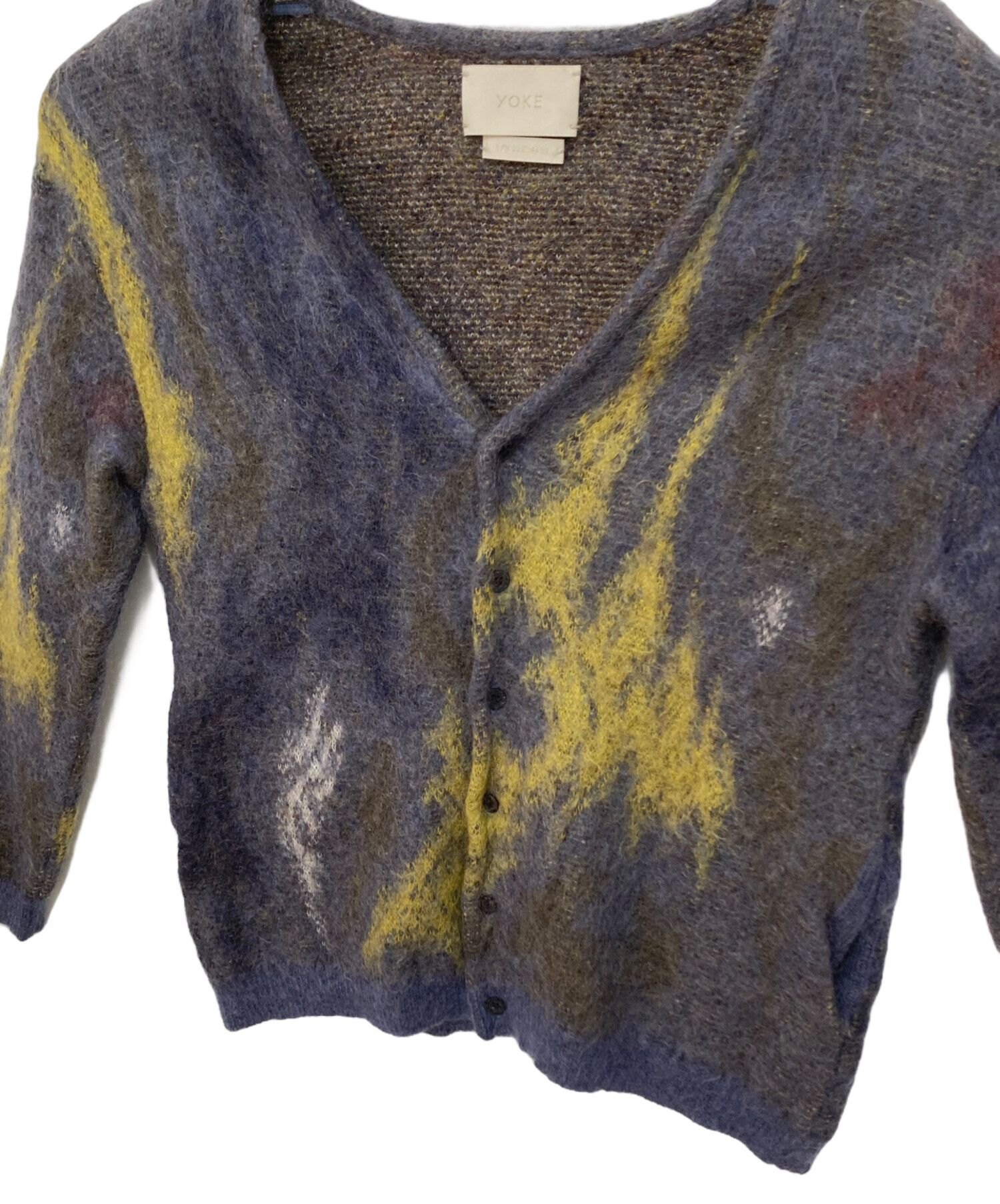 中古・古着通販】YOKE (ヨーク) STILL JACQUARD CARDIGAN(スティルジャ