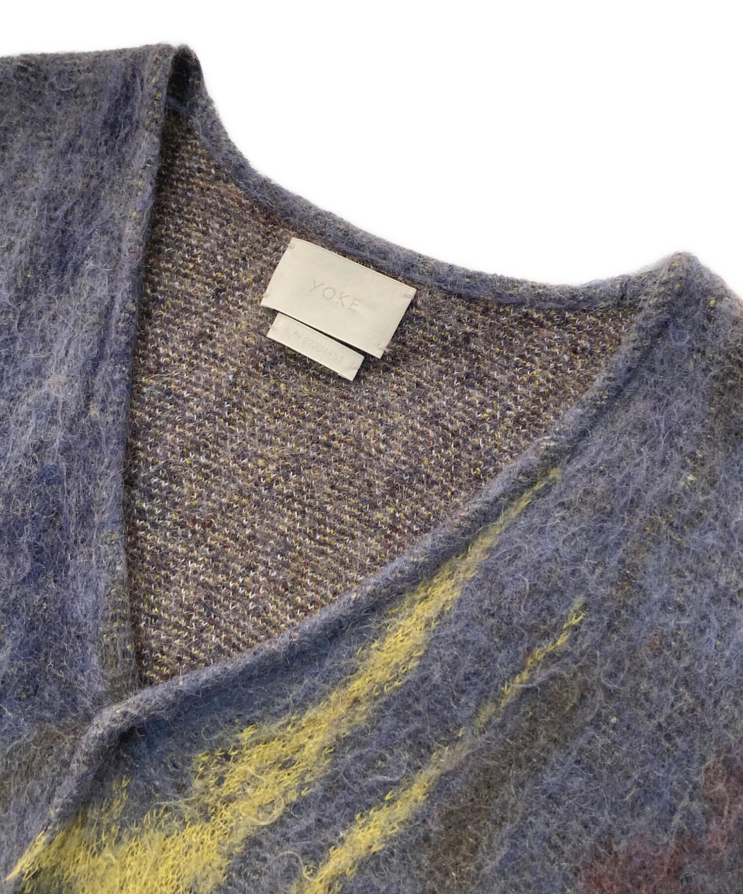 中古・古着通販】YOKE (ヨーク) STILL JACQUARD CARDIGAN(スティルジャ