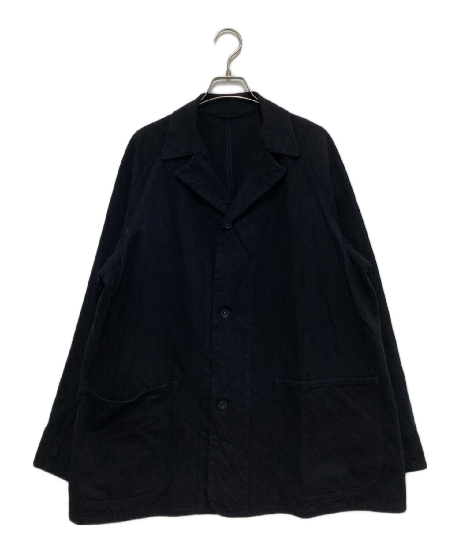 中古・古着通販】COMOLI (コモリ) デニムワークジャケット ブラック 