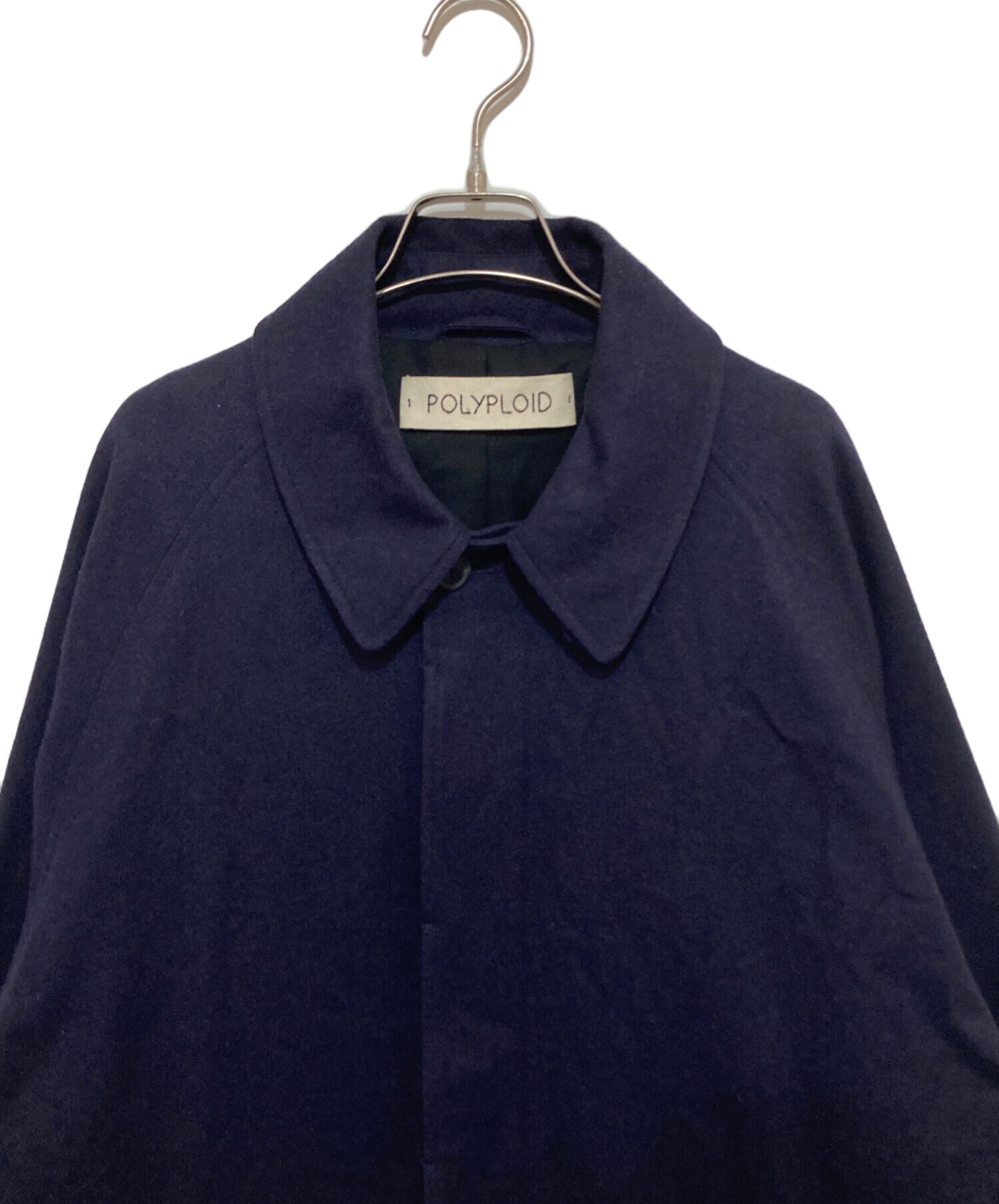 中古・古着通販】POLYPLOID (ポリプロイド) LONG COAT C ネイビー