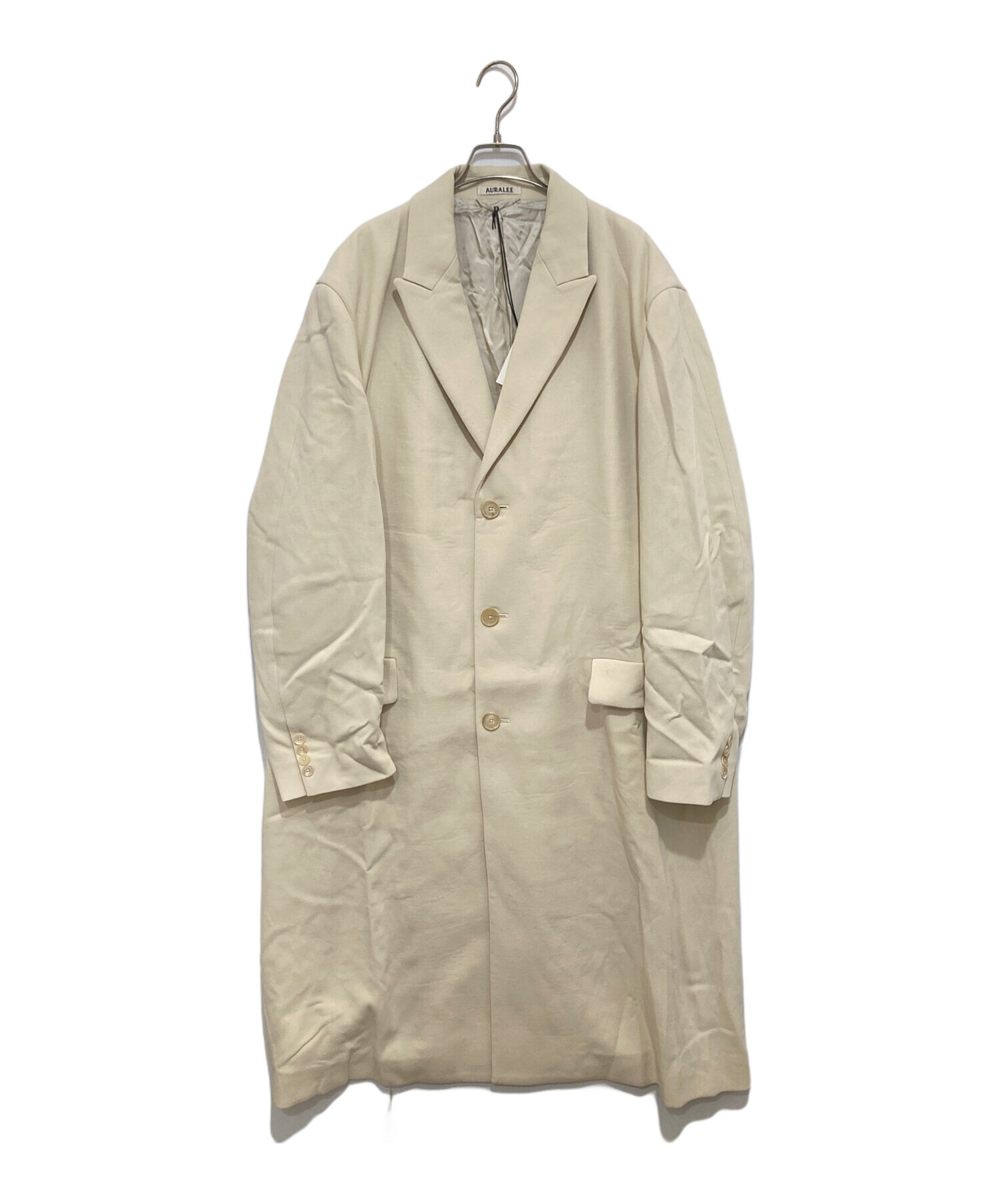 中古・古着通販】AURALEE DOUBLE CLOTH HIGH COUNT WOOL CHESTERFIELD