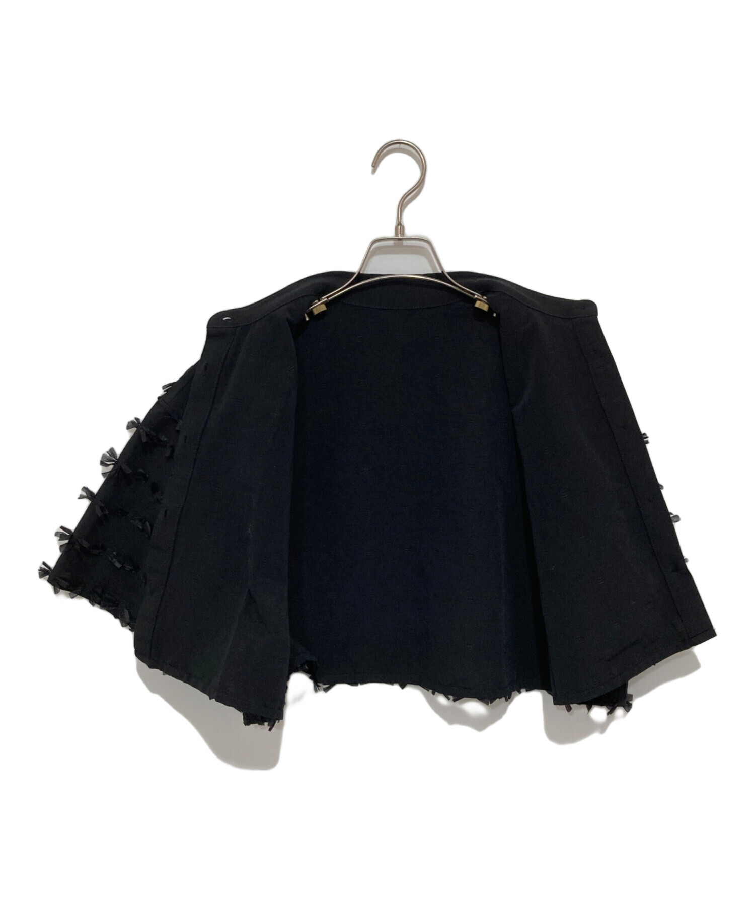 中古・古着通販】Ameri (アメリ) CHARMING RIBBON LIKE SHORT SHIRT 