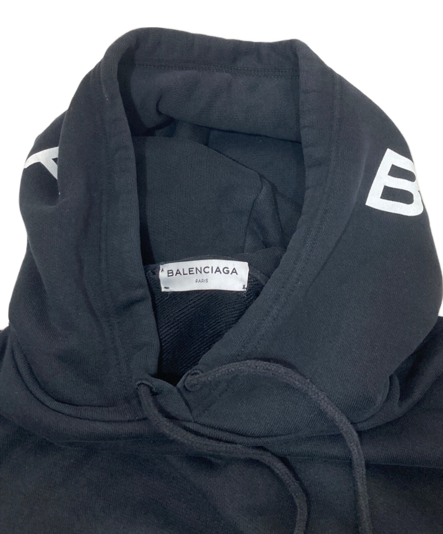 中古・古着通販】BALENCIAGA (バレンシアガ) フードロゴプリント 