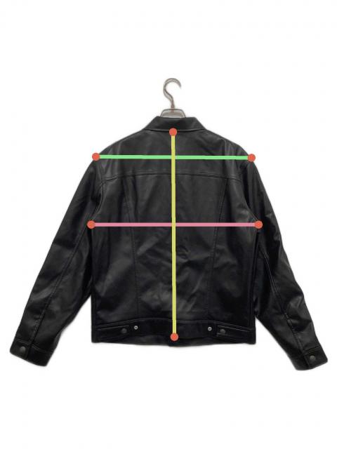中古・古着通販】LEVI'S (リーバイス) LEATHER TRUCKER JACKET