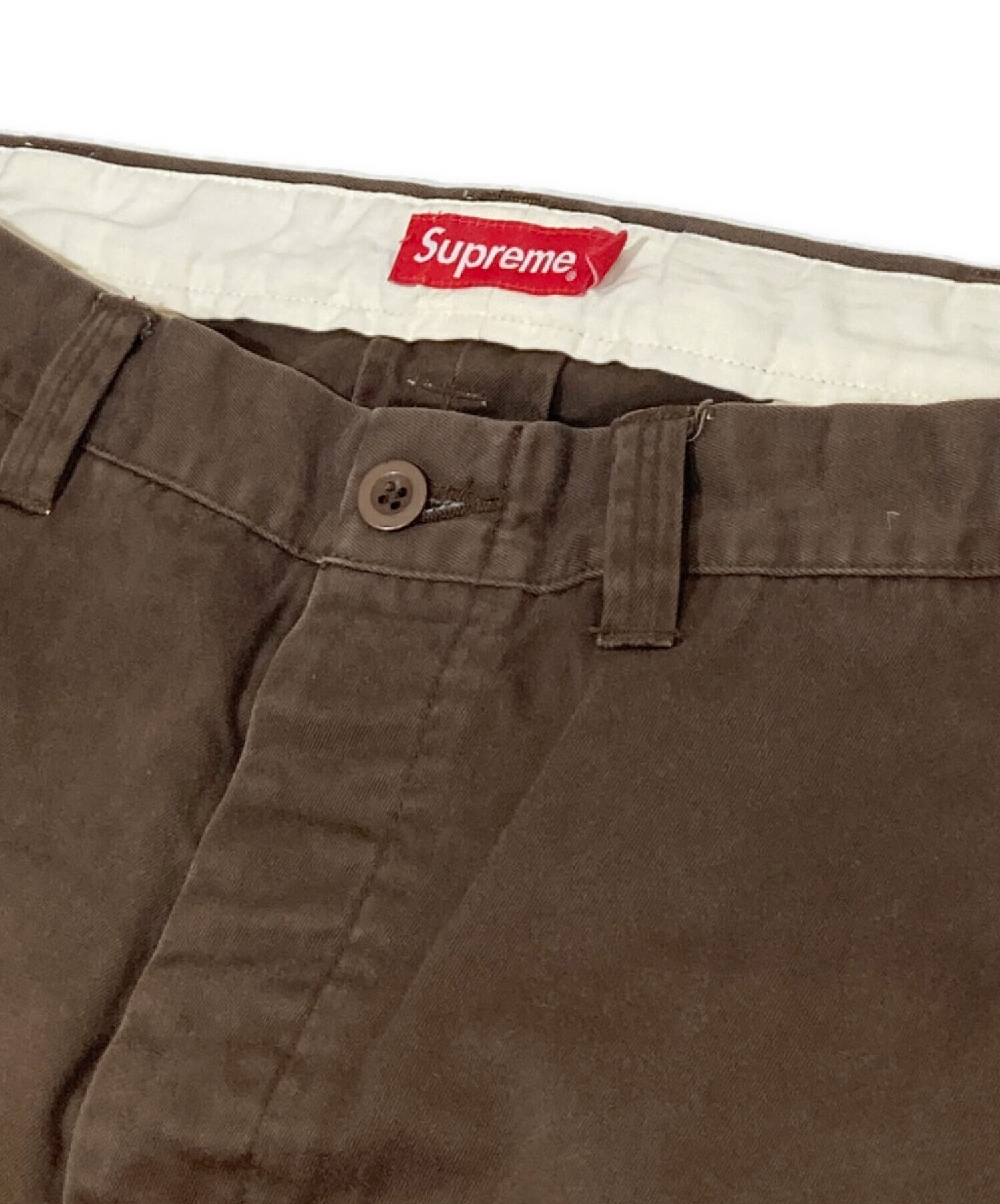 中古・古着通販】SUPREME (シュプリーム) pin up Chino Pant ブラウン