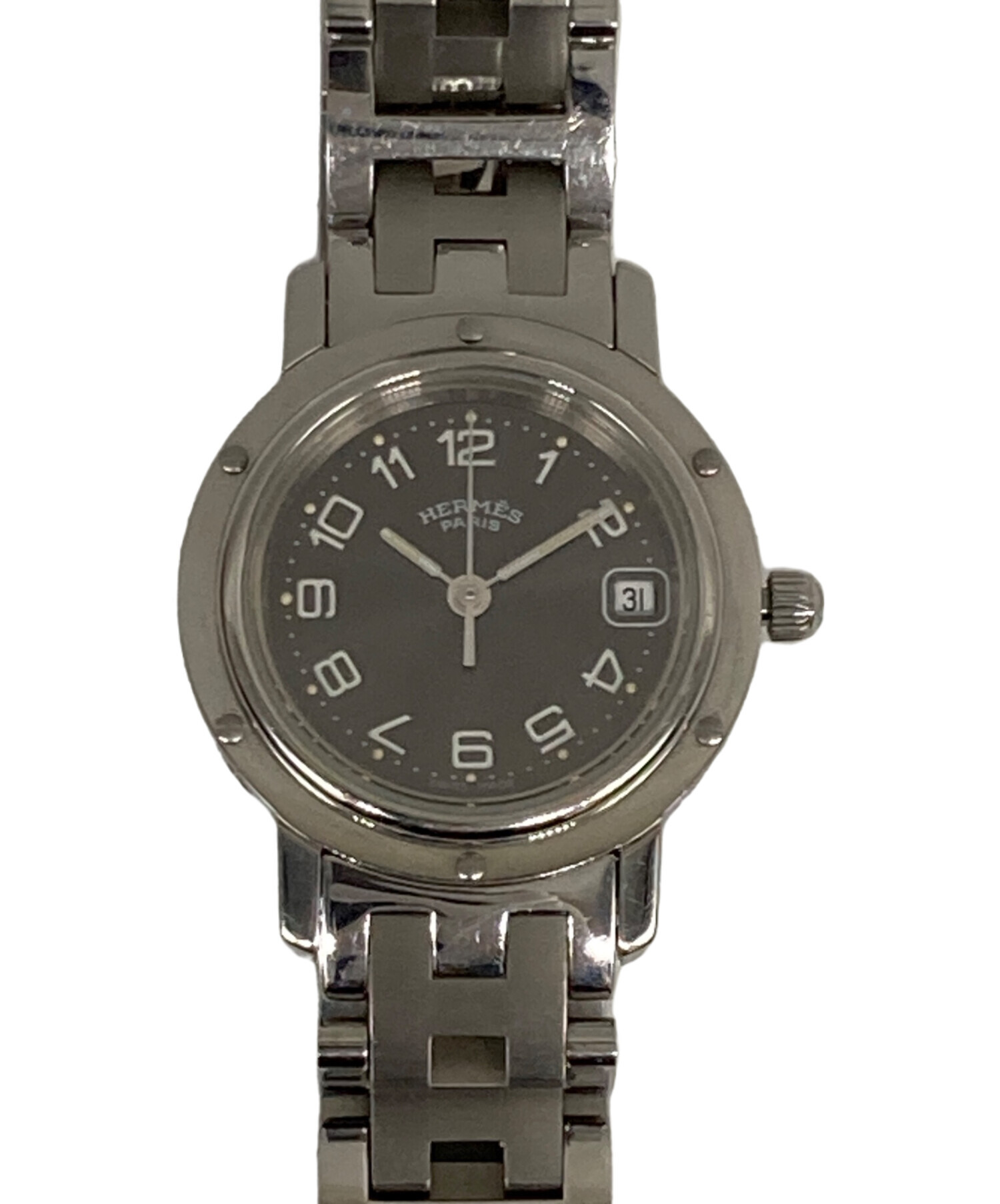 中古・古着通販】HERMES (エルメス) Clipper グレー｜ブランド・古着