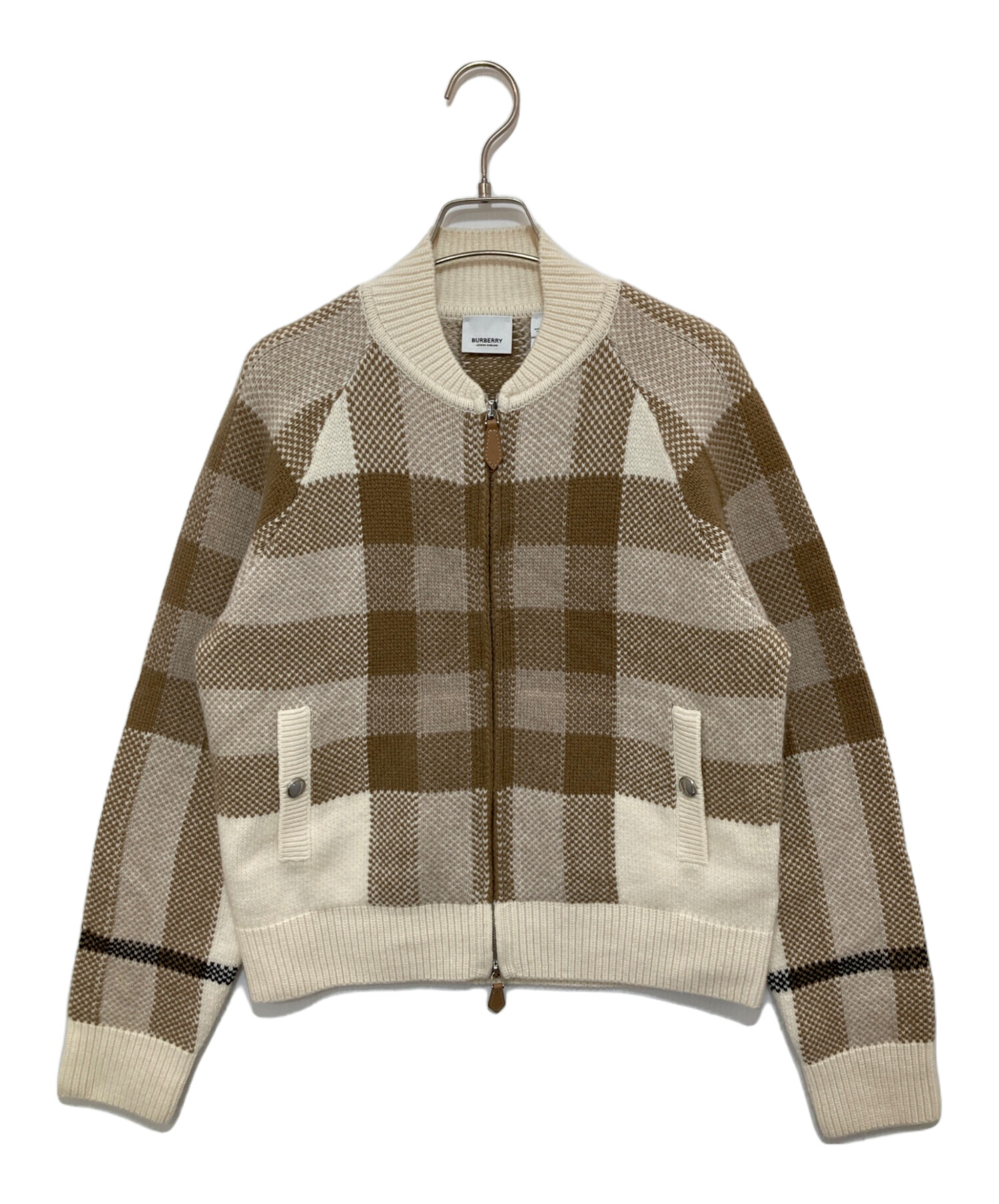 中古・古着通販】BURBERRY (バーバリー) チェック ウールカシミア