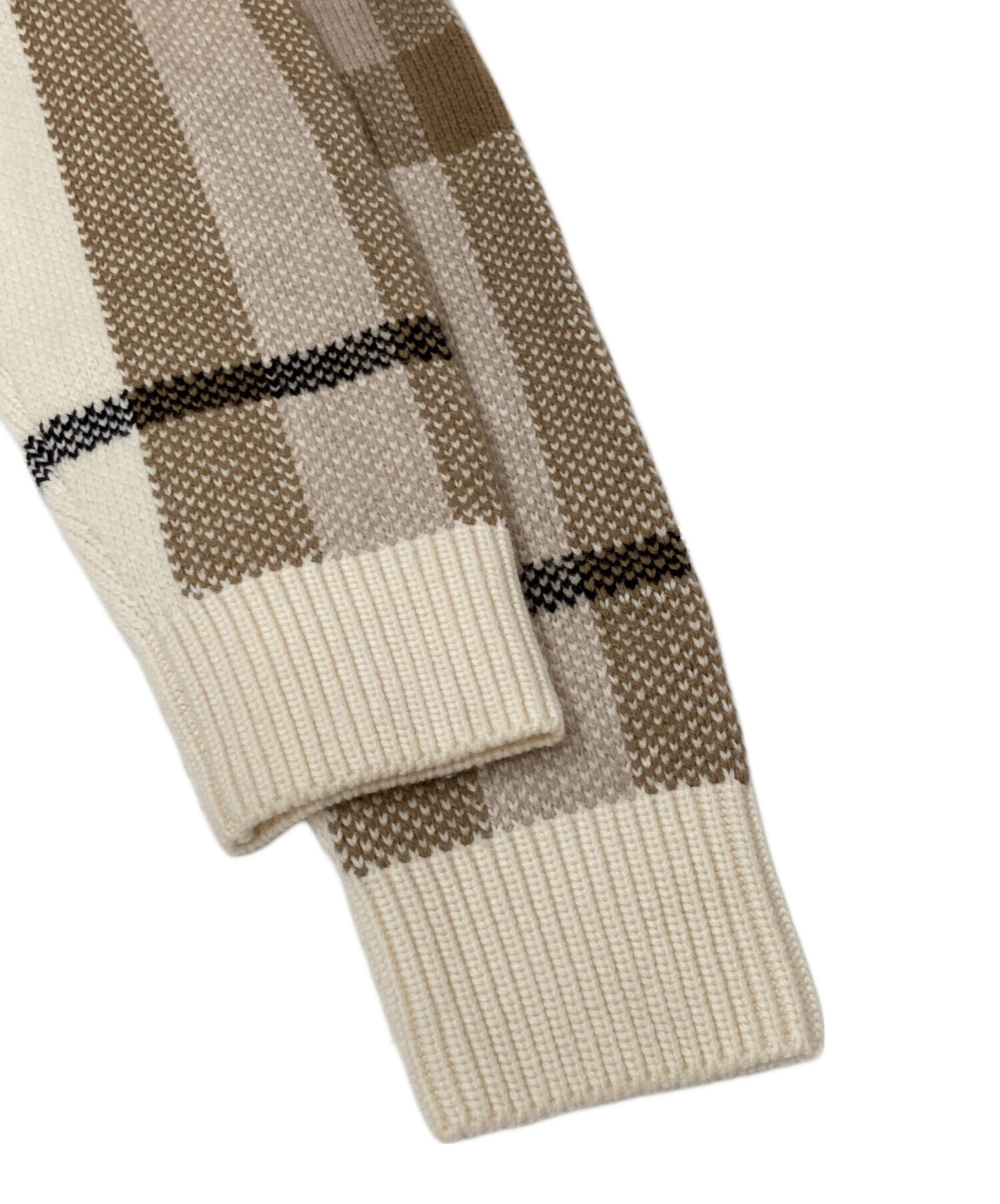 中古・古着通販】BURBERRY (バーバリー) チェック ウールカシミア