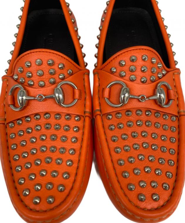 中古・古着通販】GUCCI (グッチ) ホースビットスタッズドライビング