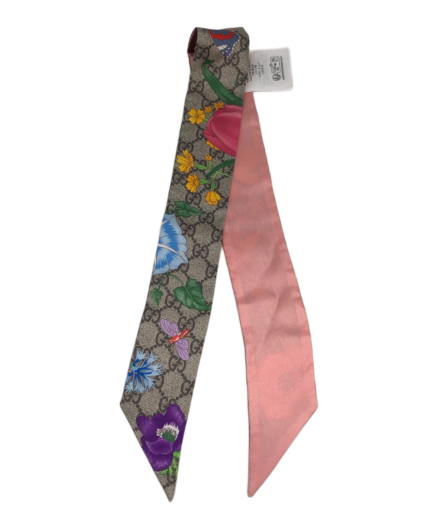 中古・古着通販】GUCCI (グッチ) GGフローラスカーフ グレー｜ブランド