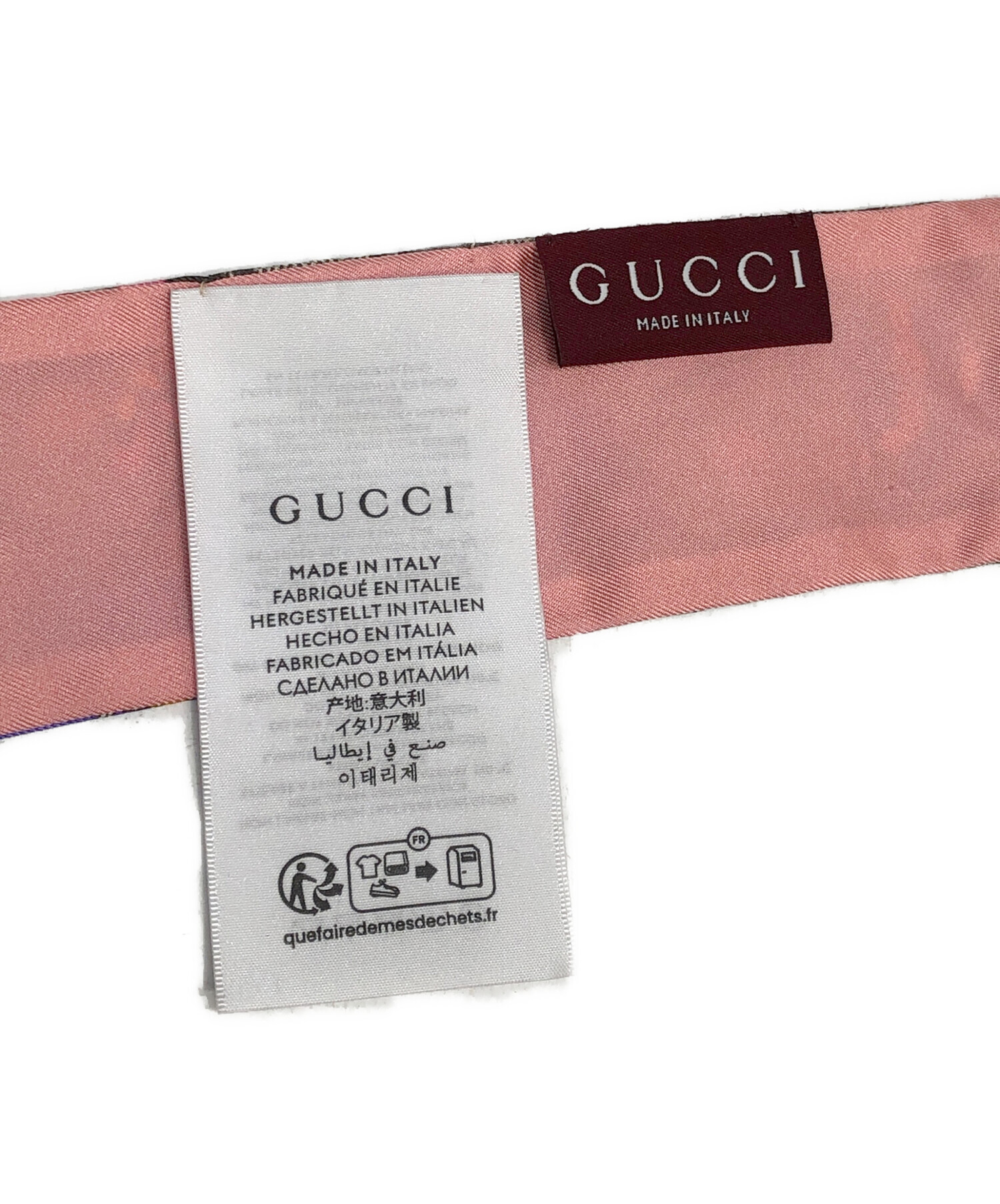 中古・古着通販】GUCCI (グッチ) GGフローラスカーフ グレー｜ブランド