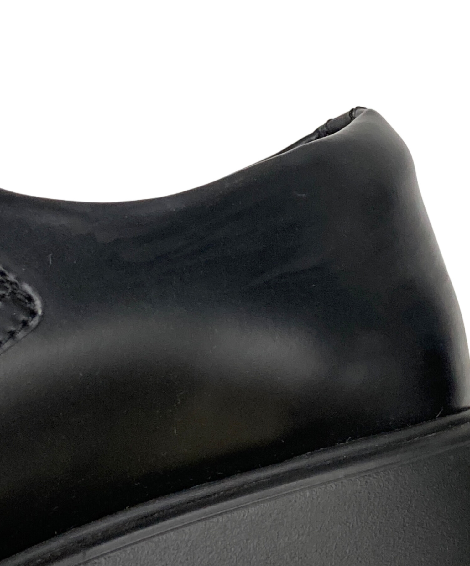 中古・古着通販】PRADA (プラダ) モノリス ローファー ブラック サイズ