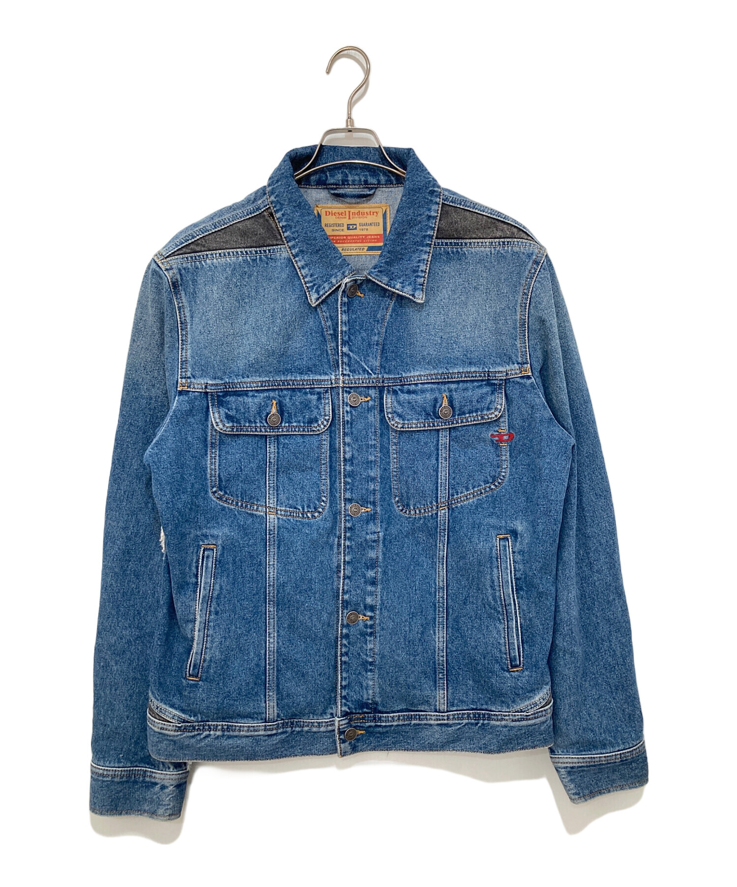 中古・古着通販】DIESEL (ディーゼル) デニムシャツ インディゴ サイズ 