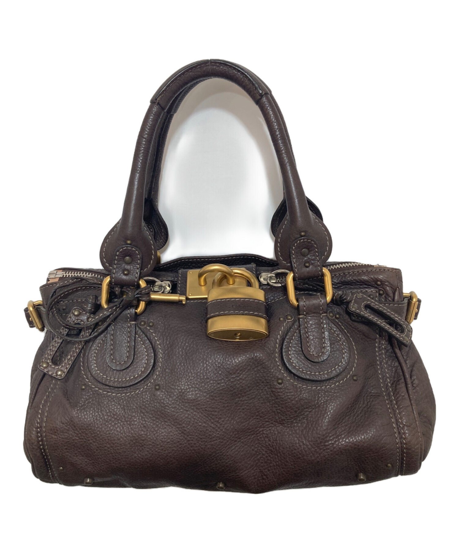 中古・古着通販】Chloe (クロエ) パディントン バッグ ブラウン