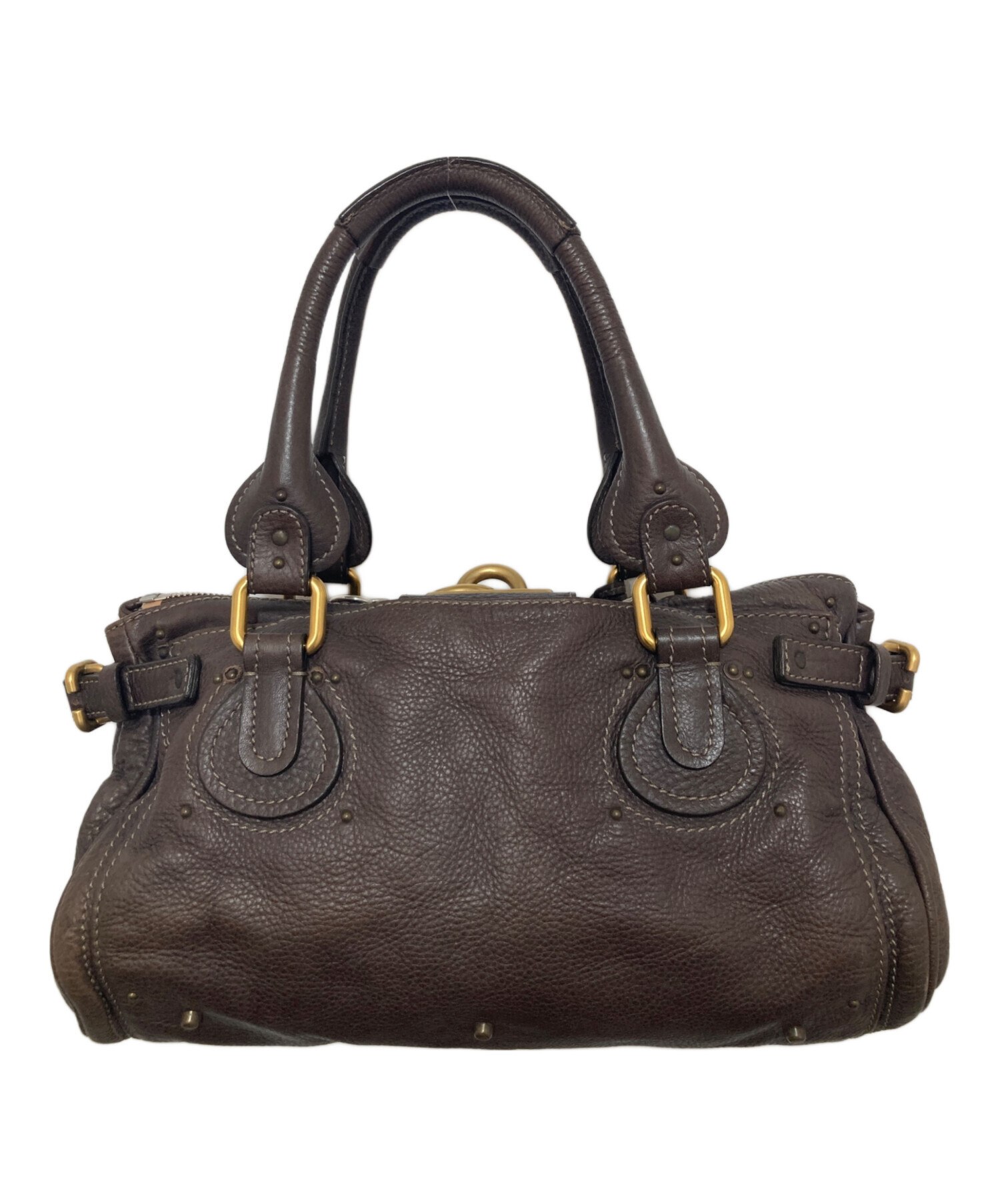 クロエ　パディントン　中古新品同様 中古・古着通販】Chloe (クロエ) パディントン バッグ ブラウン