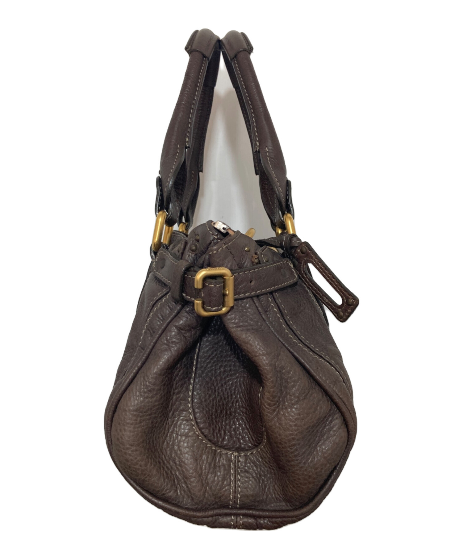 中古・古着通販】Chloe (クロエ) パディントン バッグ ブラウン