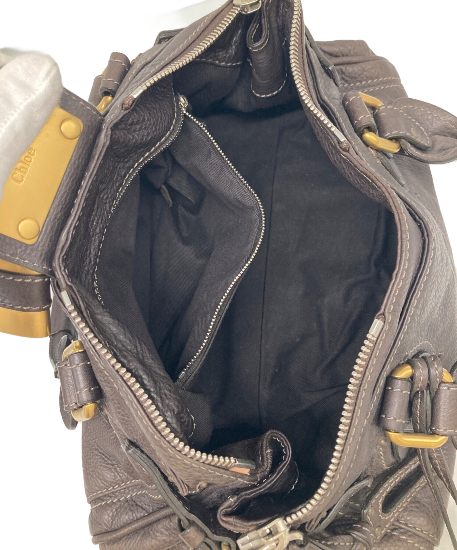 中古・古着通販】Chloe (クロエ) パディントン バッグ ブラウン