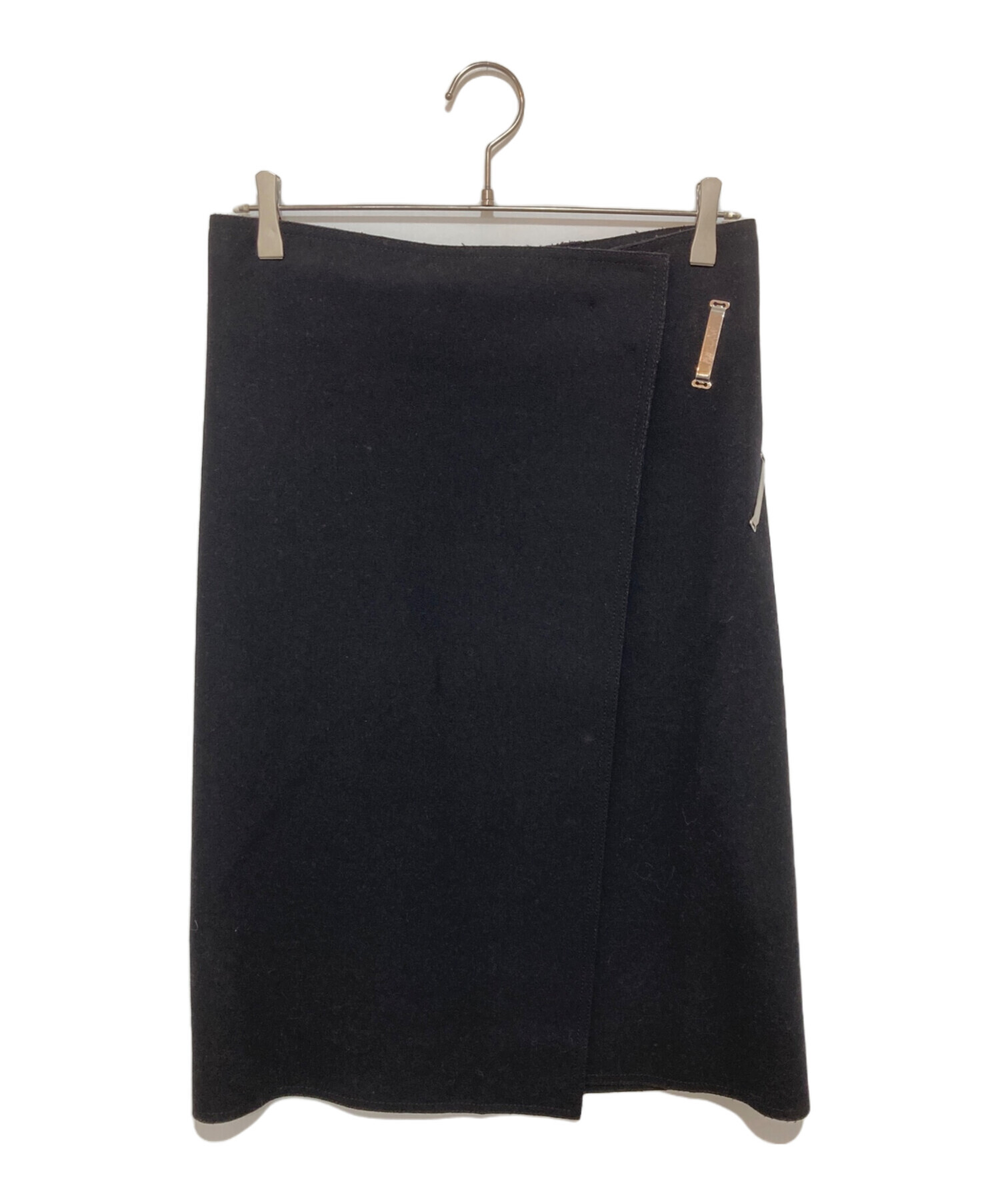 セリーヌ　CELINE フィービー期　巻きスカート　ラップスカート　34 中古・古着通販】CELINE (セリーヌ) ウールラップスカート フィービー