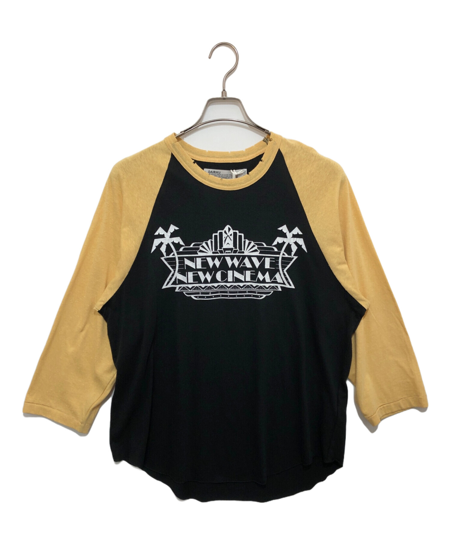 中古・古着通販】DAIRIKU (ダイリク) New Raglan Tee ブラック サイズ 