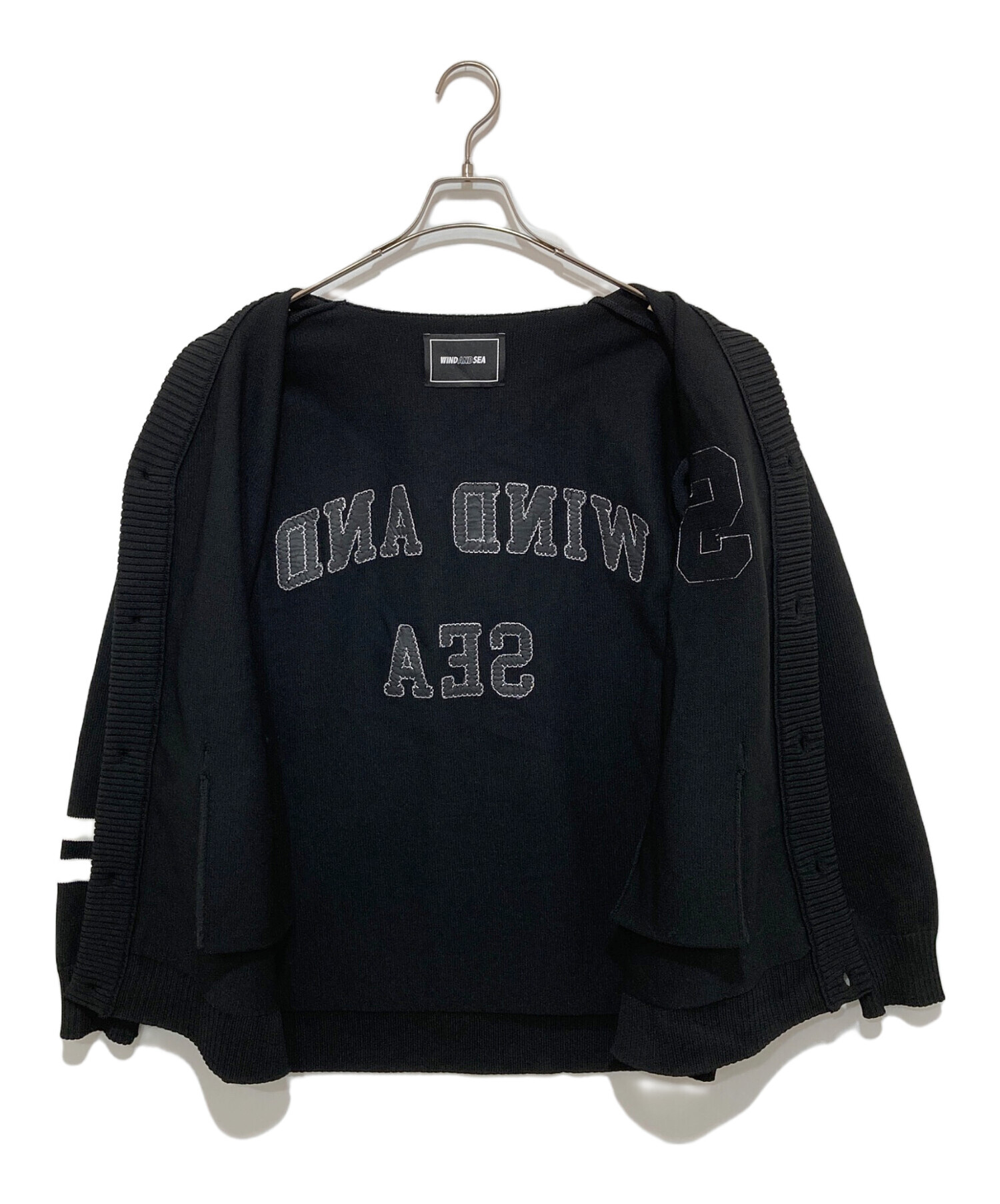 中古・古着通販】WIND AND SEA (ウィンダンシー) ワッペンカーディガン