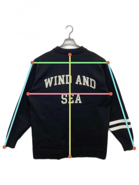 中古・古着通販】WIND AND SEA (ウィンダンシー) ワッペンカーディガン
