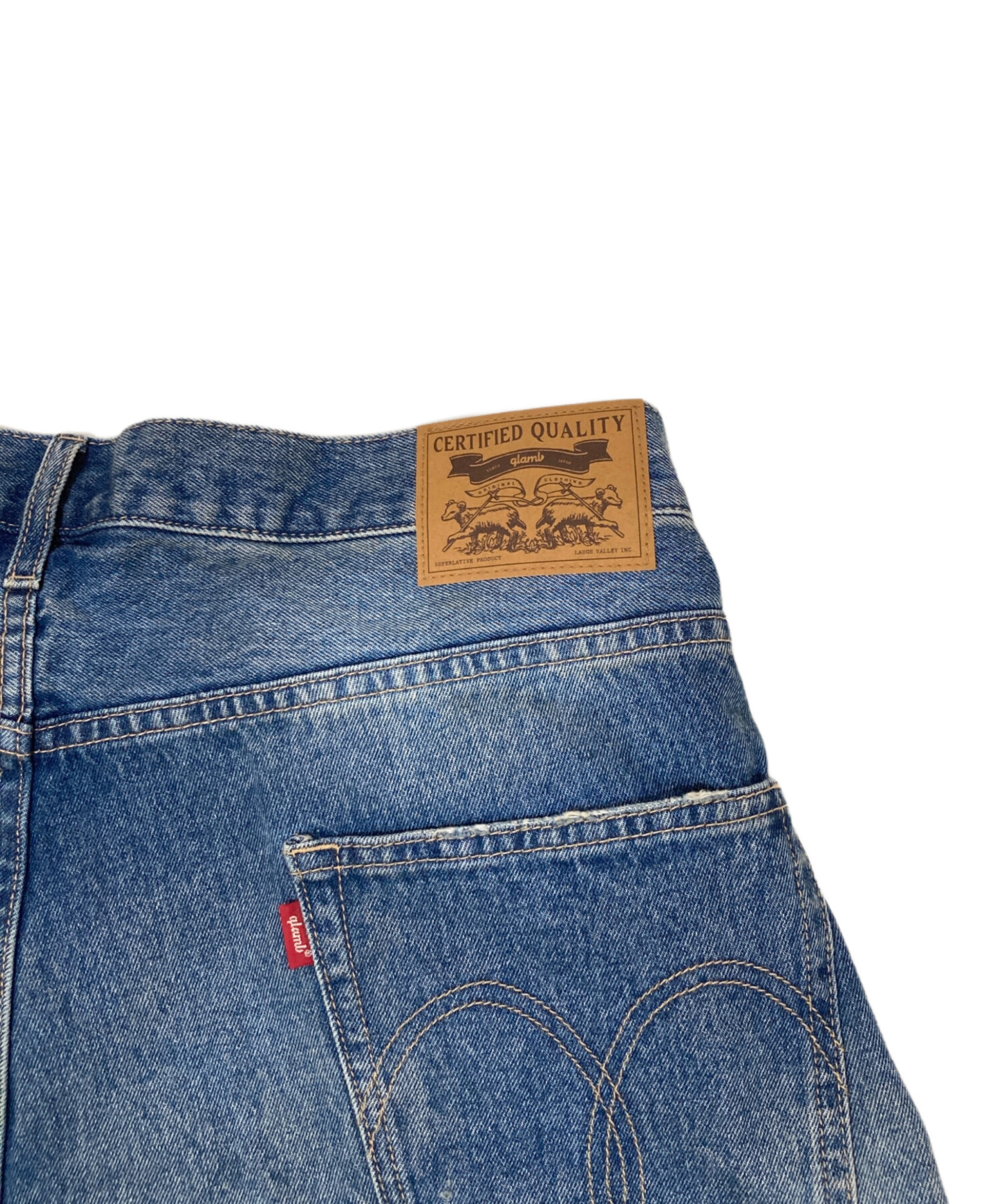 中古・古着通販】glamb (グラム) パサデナアンプラグドデニム パンツ