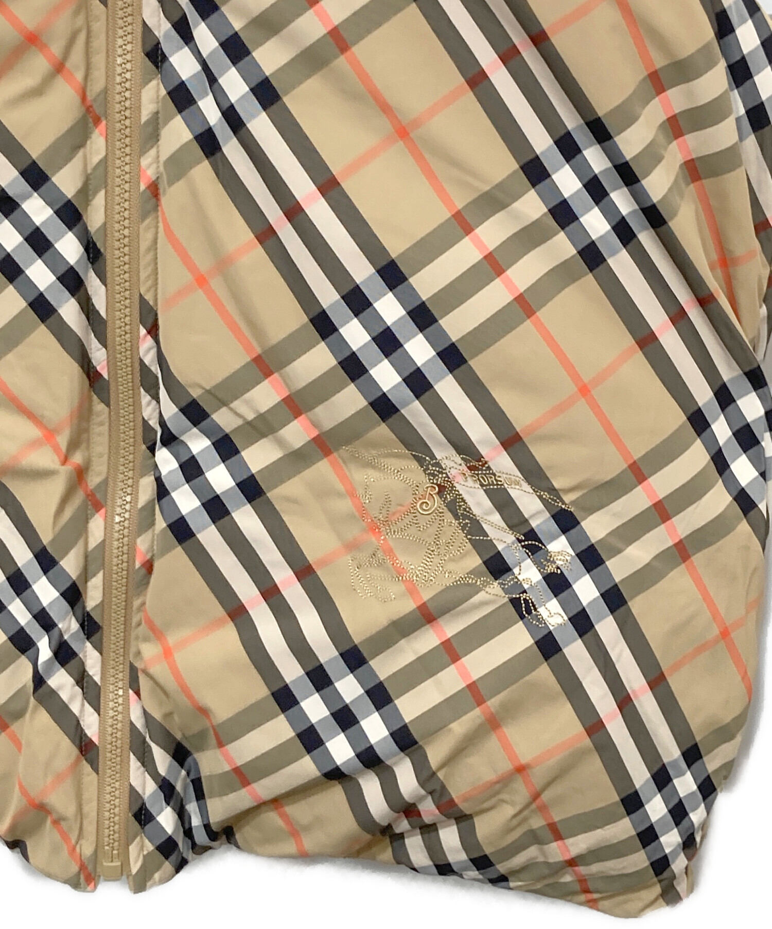 中古・古着通販】BURBERRY (バーバリー) リバーシブルパテッドベスト