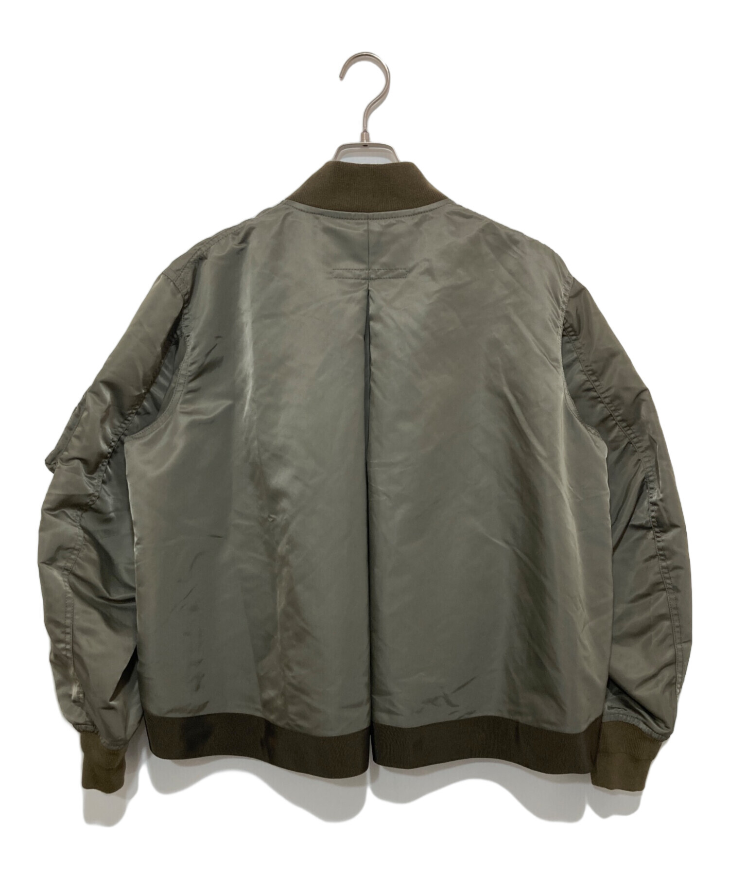 中古・古着通販】sacai (サカイ) Nylon Twill Blouson カーキ サイズ:1 