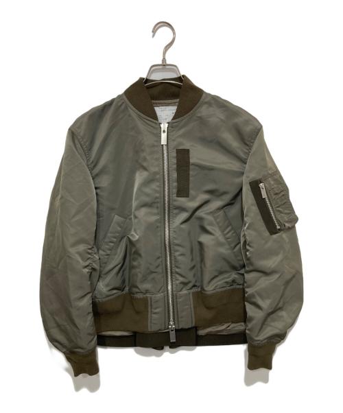 中古・古着通販】sacai (サカイ) Nylon Twill Blouson カーキ サイズ:1