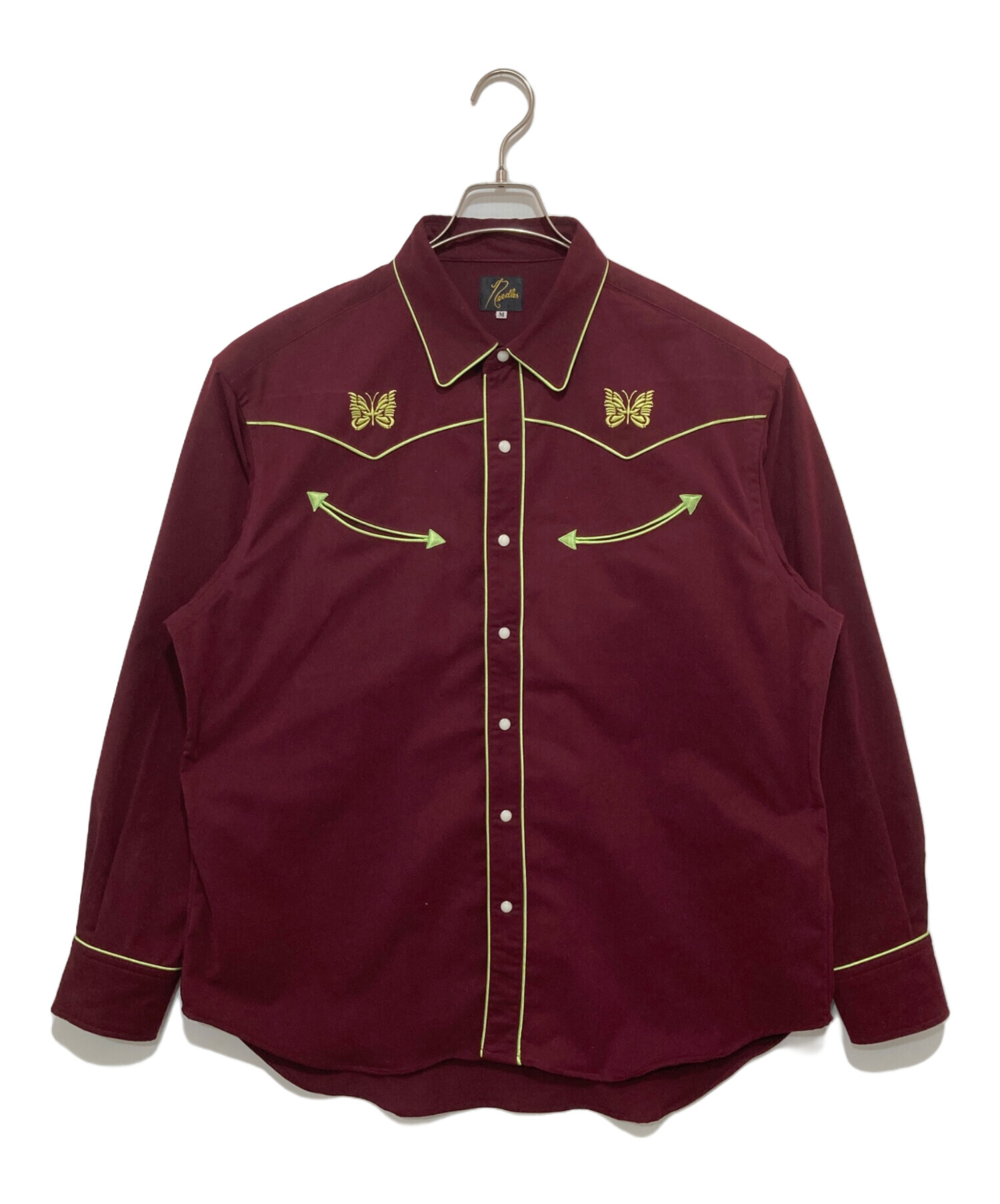 中古・古着通販】Needles (ニードルズ) シャツジャケット レッド