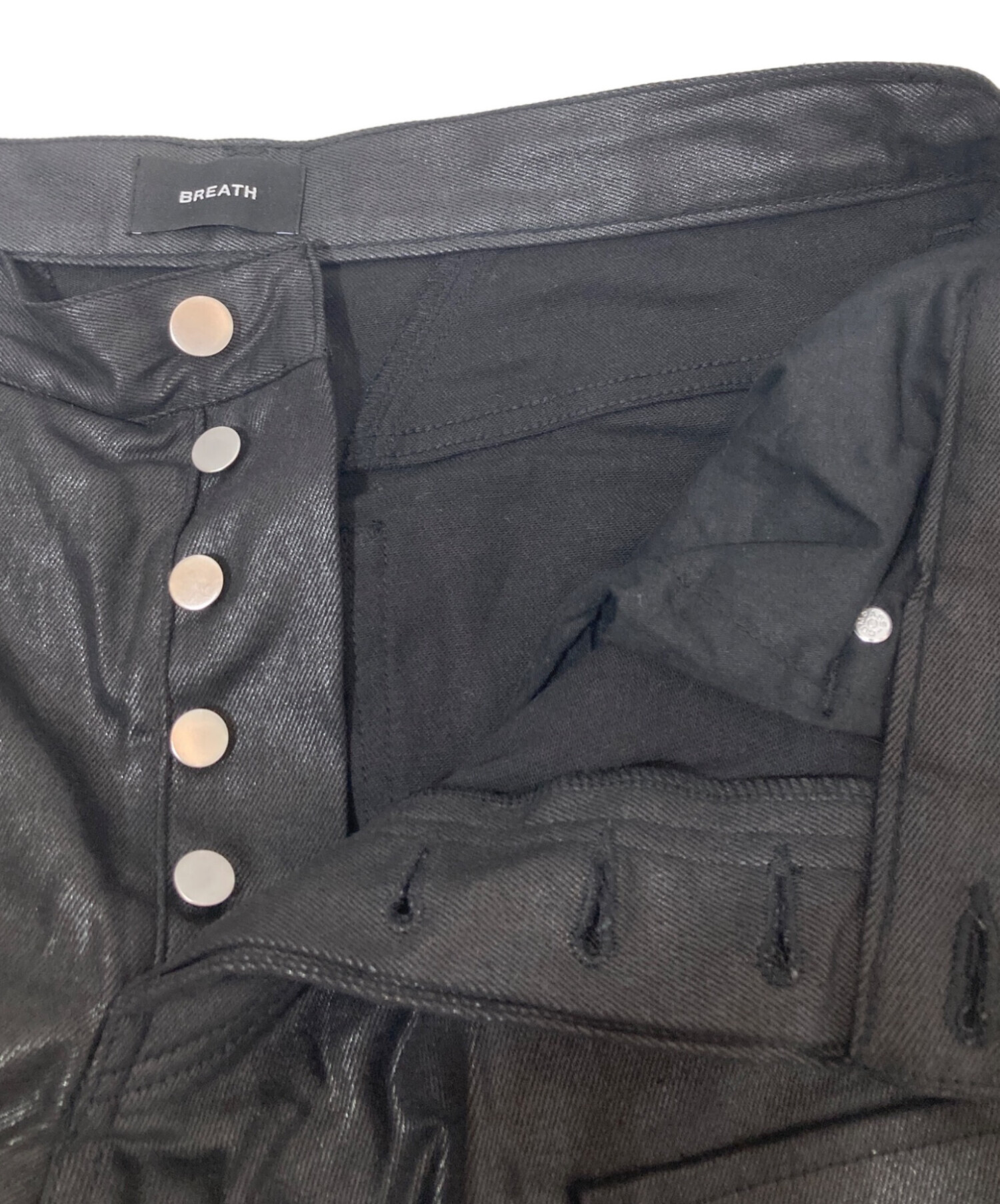 中古・古着通販】BREATH (ブレス) COATING BOOTCUT CARGO PANTS