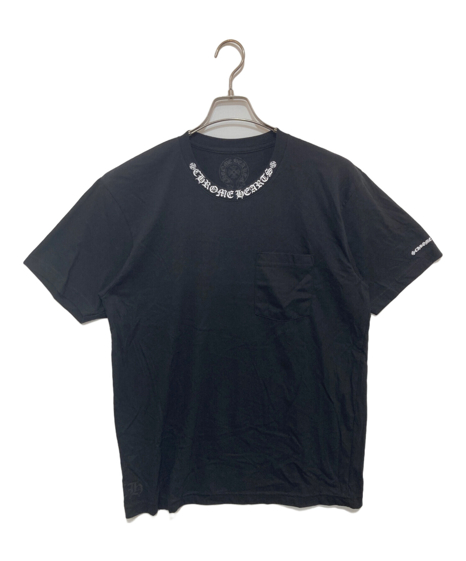 中古・古着通販】CHROME HEARTS (クロムハーツ) ネックロゴT 中古・古着通販】CHROME HEARTS (クロムハーツ) ネックロゴT