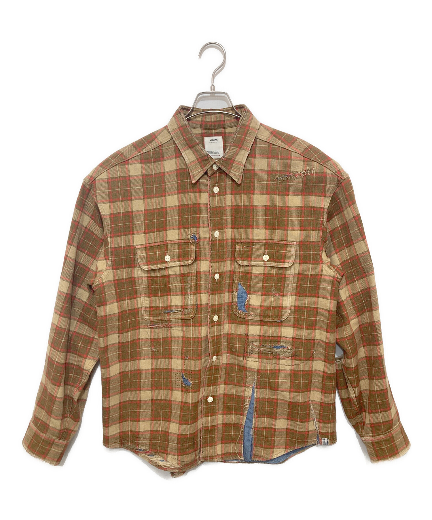 中古・古着通販】VISVIM (ビズビム) クラッシュ ランバー チェック 