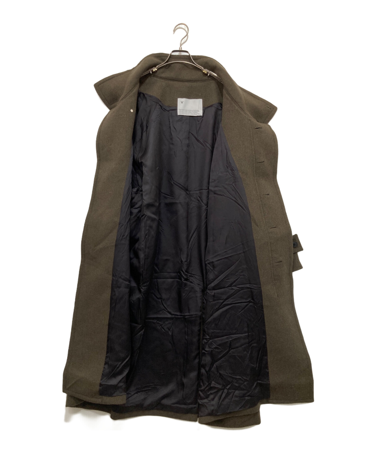 中古・古着通販】VOAAOV (ヴォアーブ) オイルカットウールロングコート