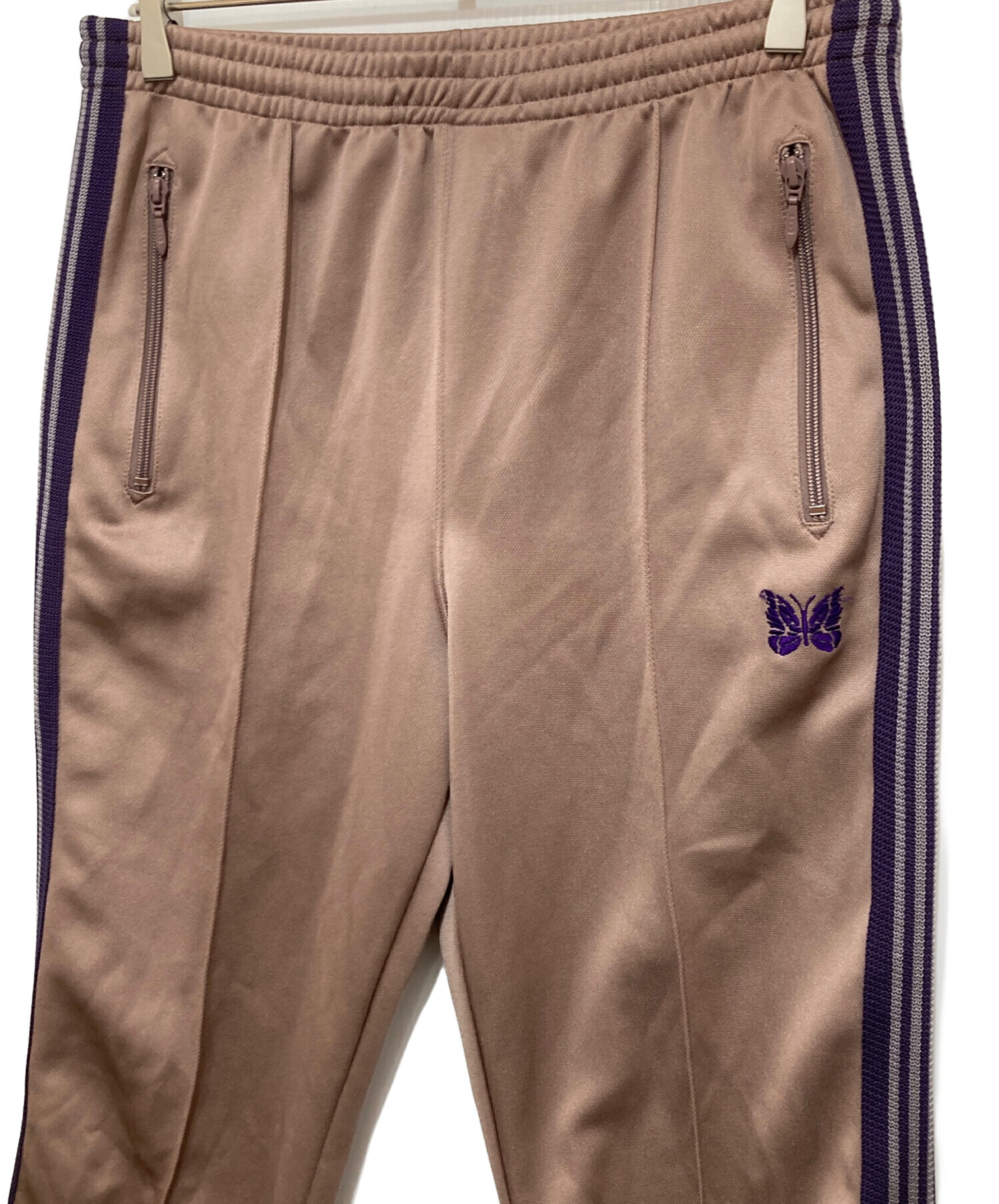 中古・古着通販】Needles (ニードルズ) ZIPPED TRACK PANT POLY SMOOTH