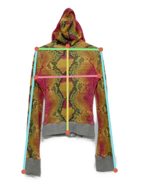 IF SIX WAS NINE MANGOパーカー IF SIX WAS NINE - 00s archive ifsixwasnine fur hoodie パーカーの