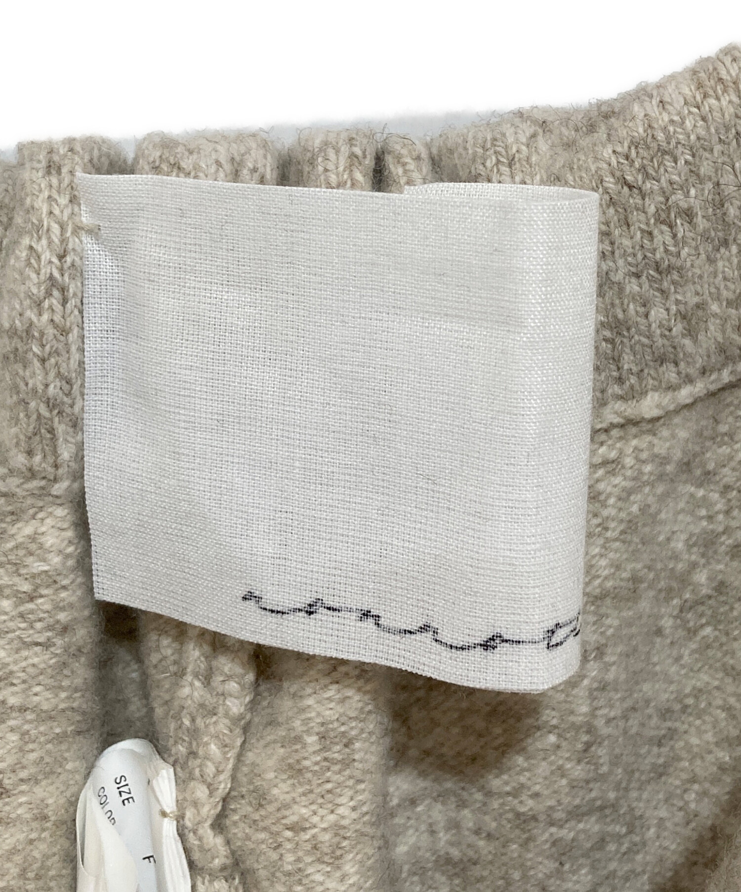 中古・古着通販】nonnotte (ノノット) Knit Pants Extra Wide（ニット